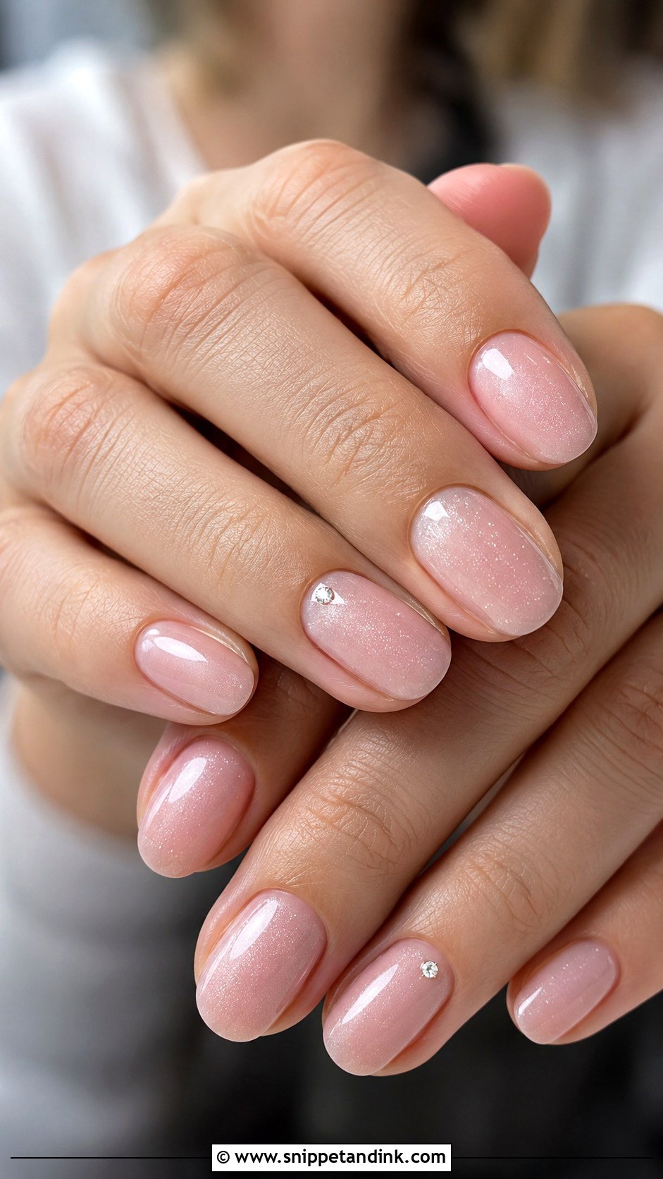 Soft Pink Winter Wedding Nails - Snippet and Ink - 20 Winter Wedding Nails for Bride