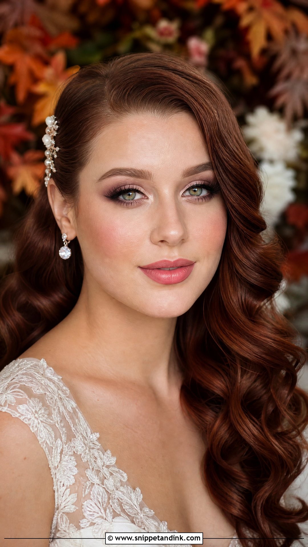 Soft Plum Bridal Makeup For Green Eyes - Snippet and Ink - 20 Natural Glam Bridal Makeup for Green Eyes