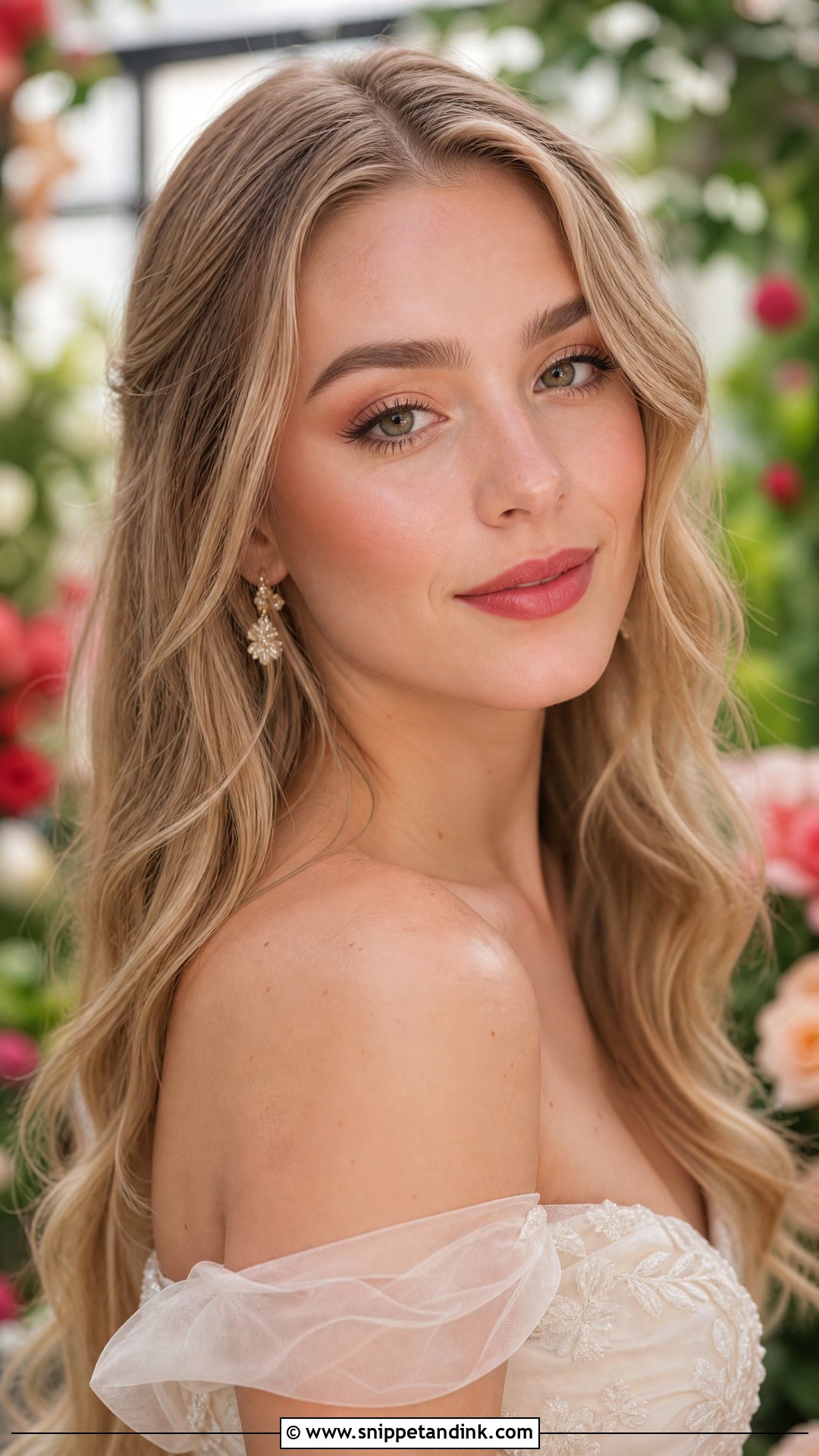 Soft Red Bridal Makeup - Snippet and Ink - 20 Red Bridal Makeup Ideas