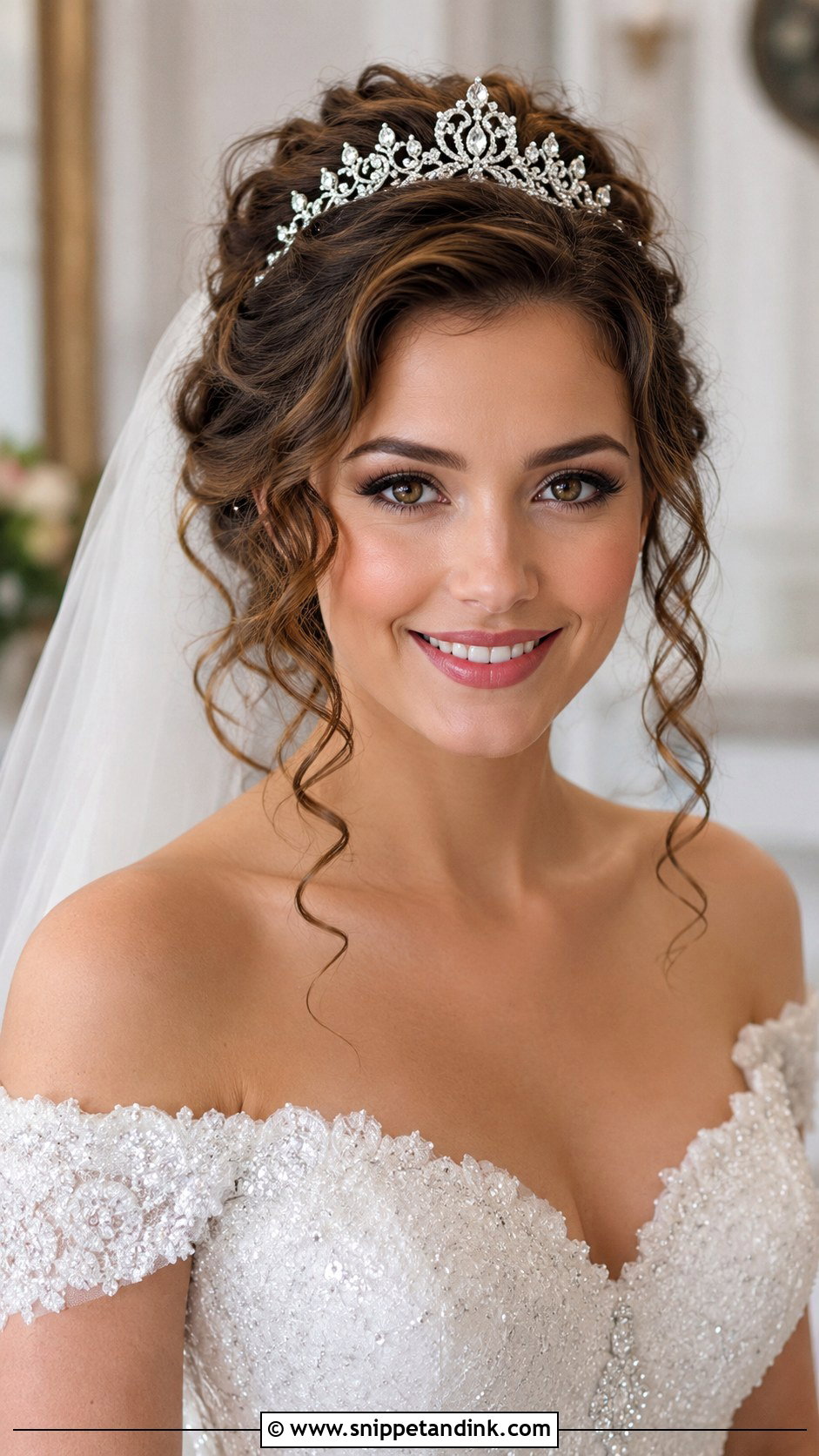 Soft Ringlets Wedding Hairstyle - Snippet and Ink - 30 Open Hair Wedding Hairstyles