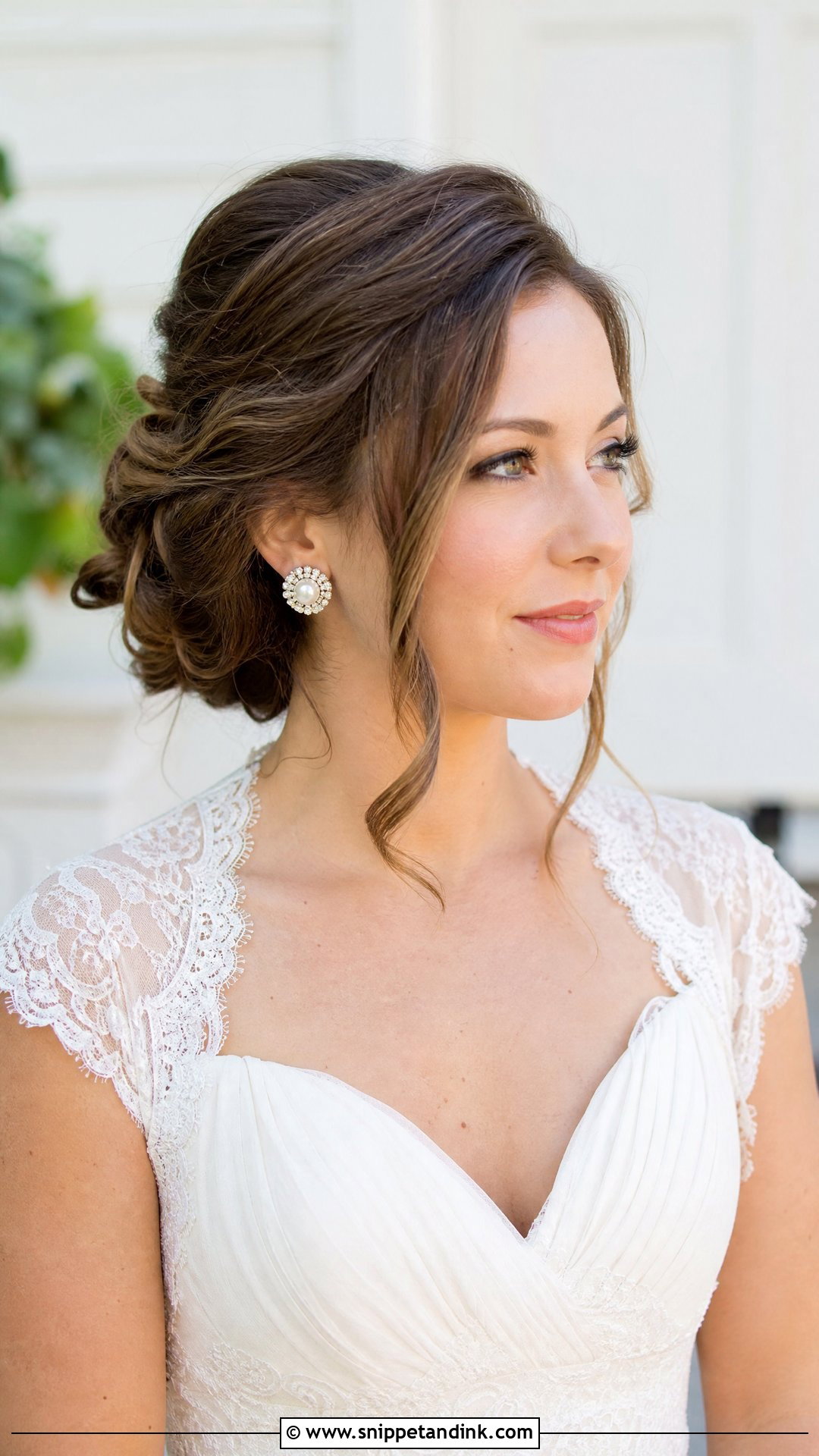 Soft Rolled Updo Wedding Hairstyle - Snippet and Ink - 20 Soft Wedding Updo Ideas