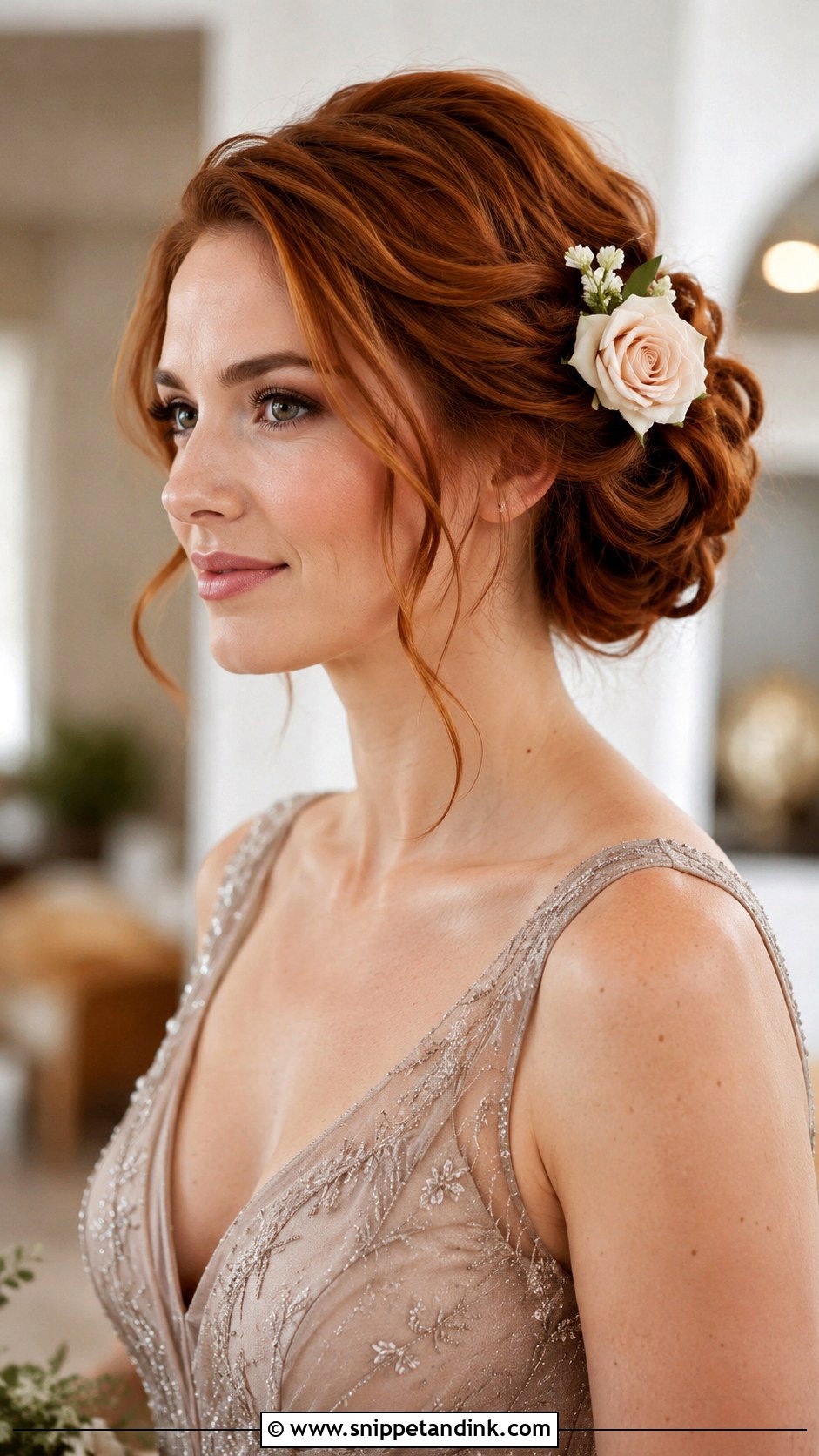 Soft Rolled Updo - Snippet and Ink - 25 Mother of the Bride Updos