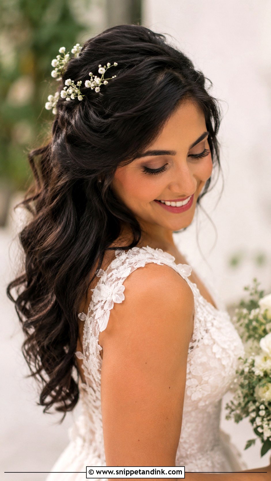 Soft Romantic Bun With Face Framing Pieces Wedding Hair - Snippet and Ink - 15 Soft Romantic Wedding Hair Ideas