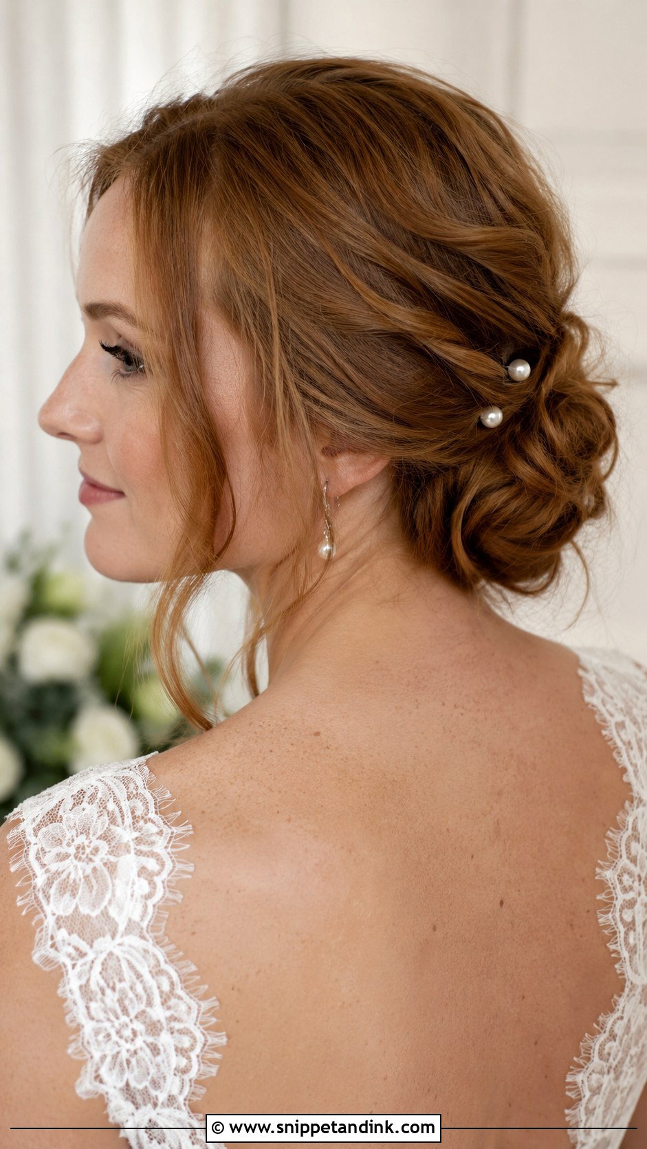Soft Romantic Chignon - Snippet and Ink - 25 Engagement Bride Hairstyle Ideas