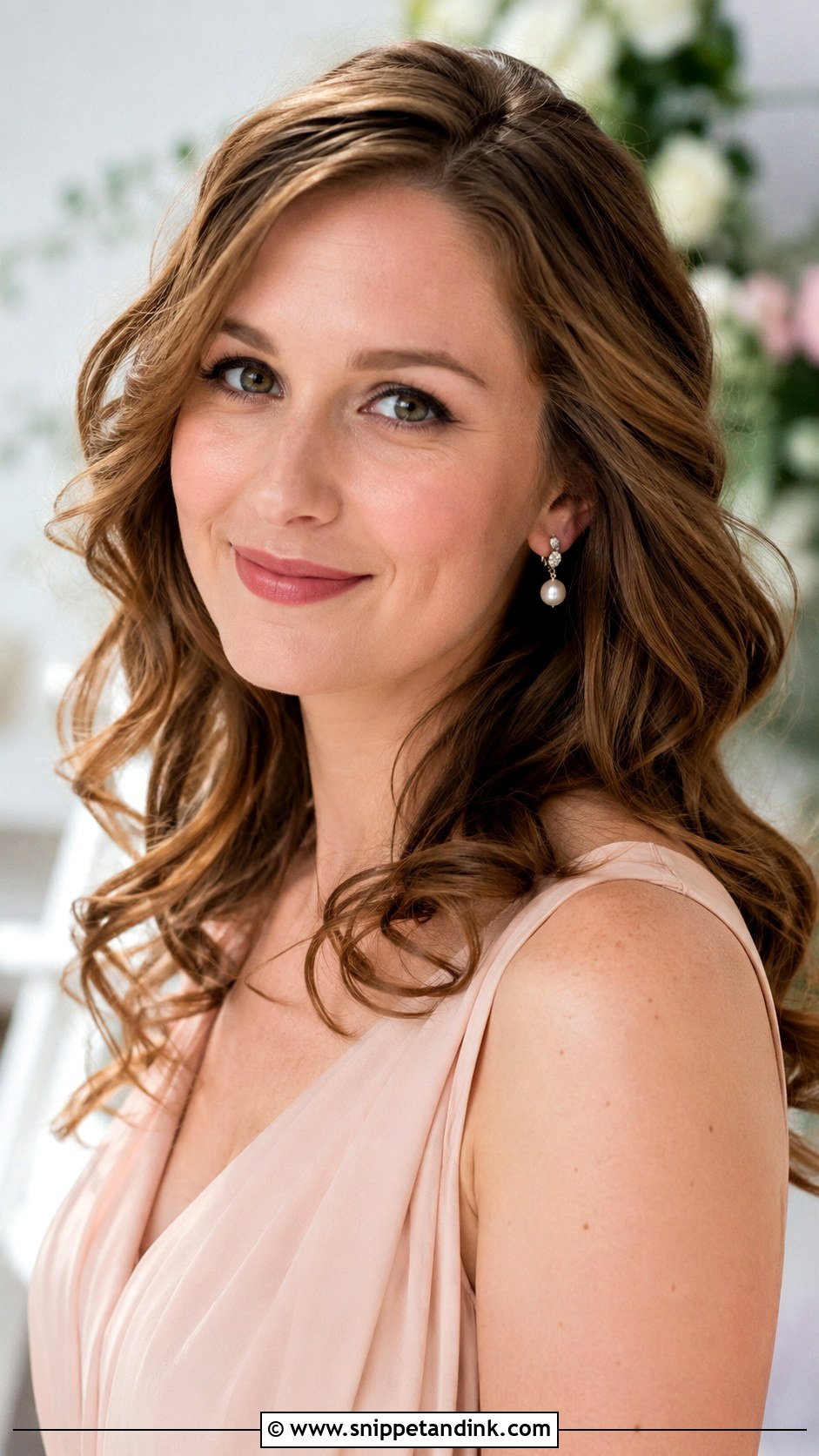 Soft Romantic Curls - Snippet and Ink - 20 Engagment Hair Hairstyles