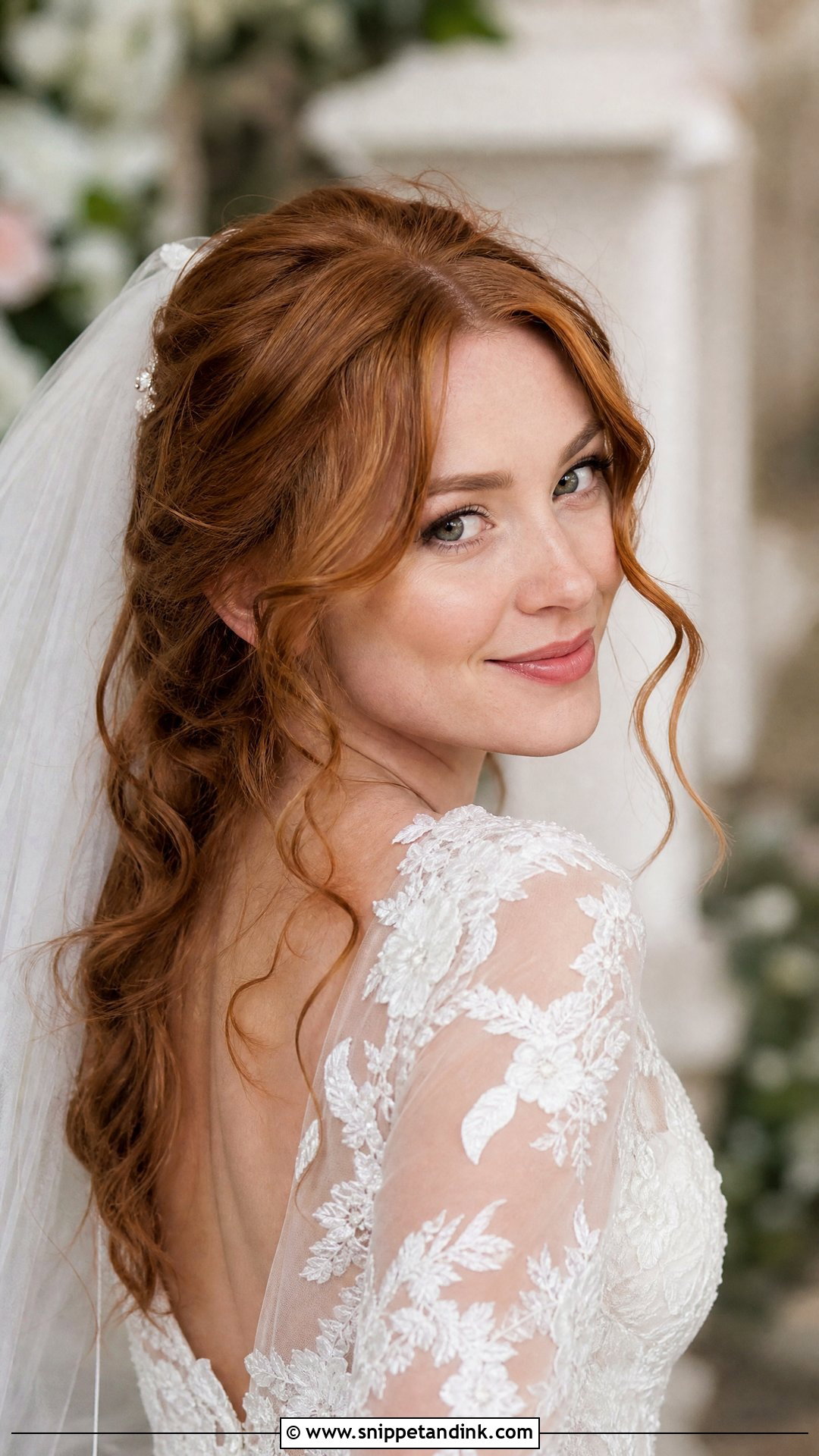 Soft Romantic Curls Wedding Hair - Snippet and Ink - 20 Wedding Hairstyles Down Curls