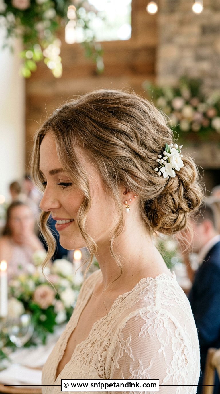 Soft Romantic Knot Updo - Snippet and Ink - 20 Bridal Wedding Hair Updo Ideas