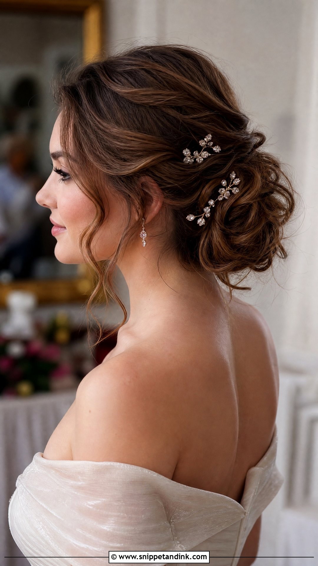 Soft Romantic Low Bun - Snippet and Ink - 20 Debutante Hairstyles