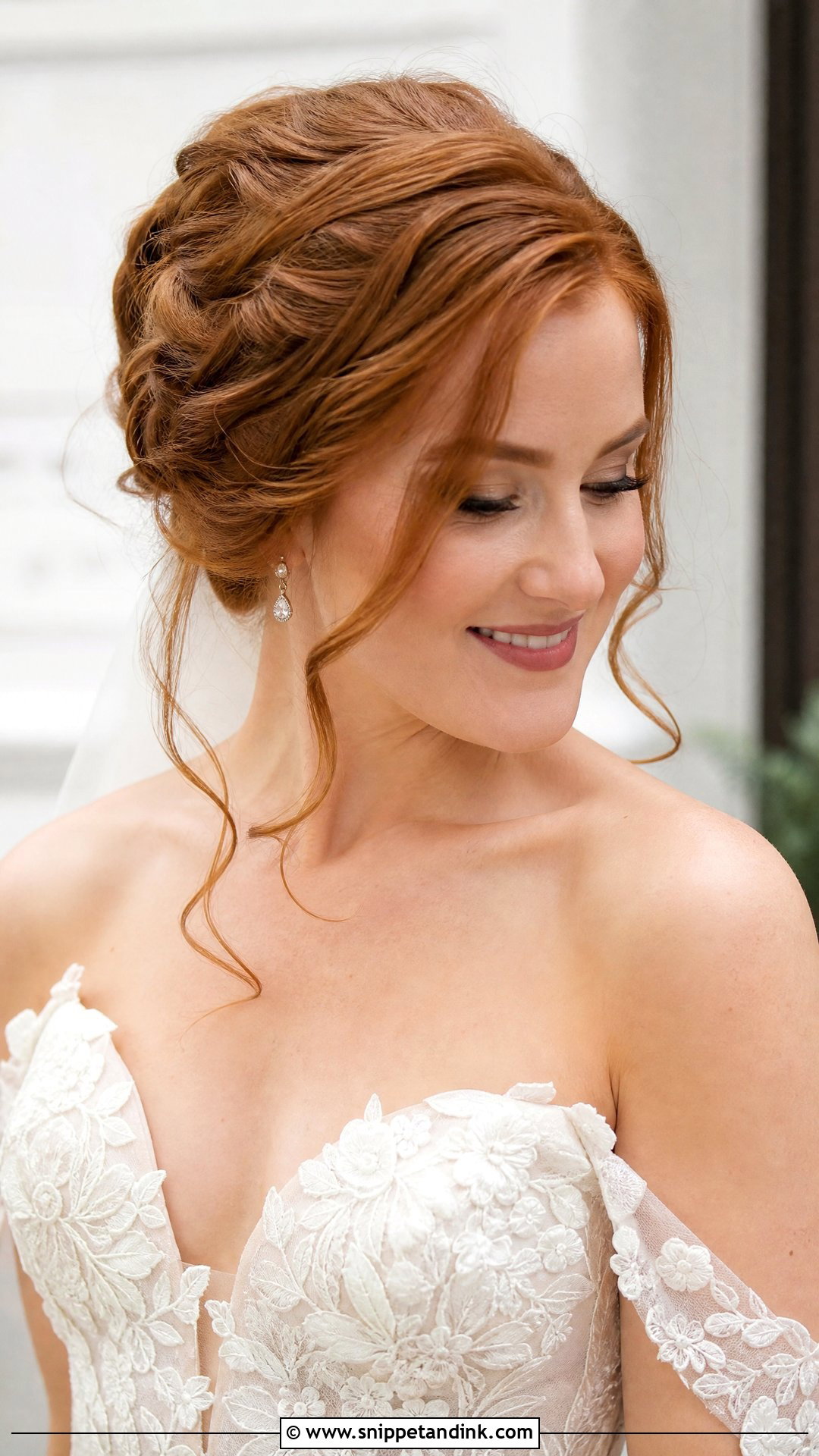 Soft Romantic Updo - Snippet and Ink - 20 Minimal Wedding Hairstyle Ideas