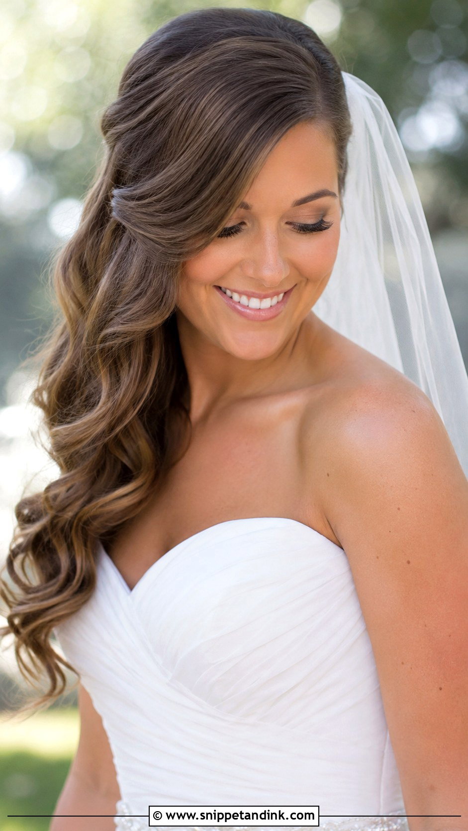 Soft Romantic Waves - Snippet and Ink - 20 Easy Bridal Hair Ideas