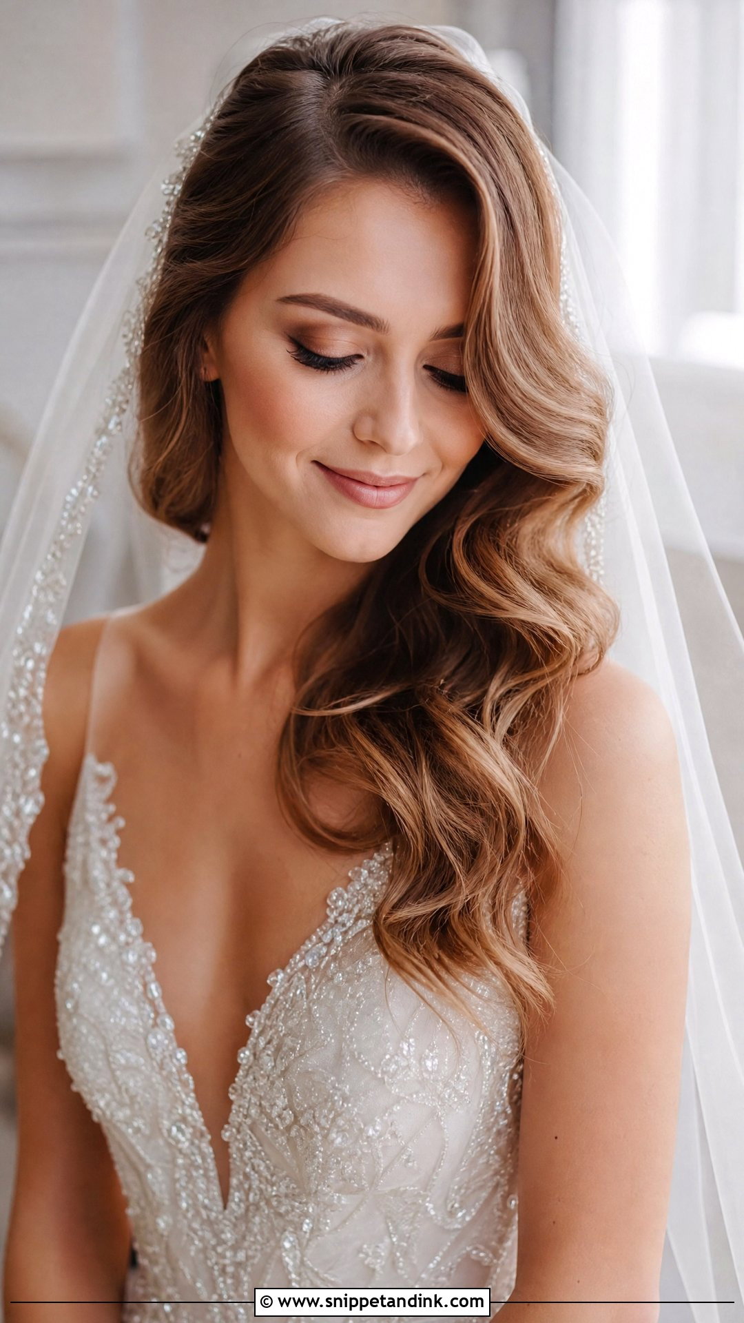 Soft Romantic Waves - Snippet and Ink - 20 Elegant Bride Hairstyles