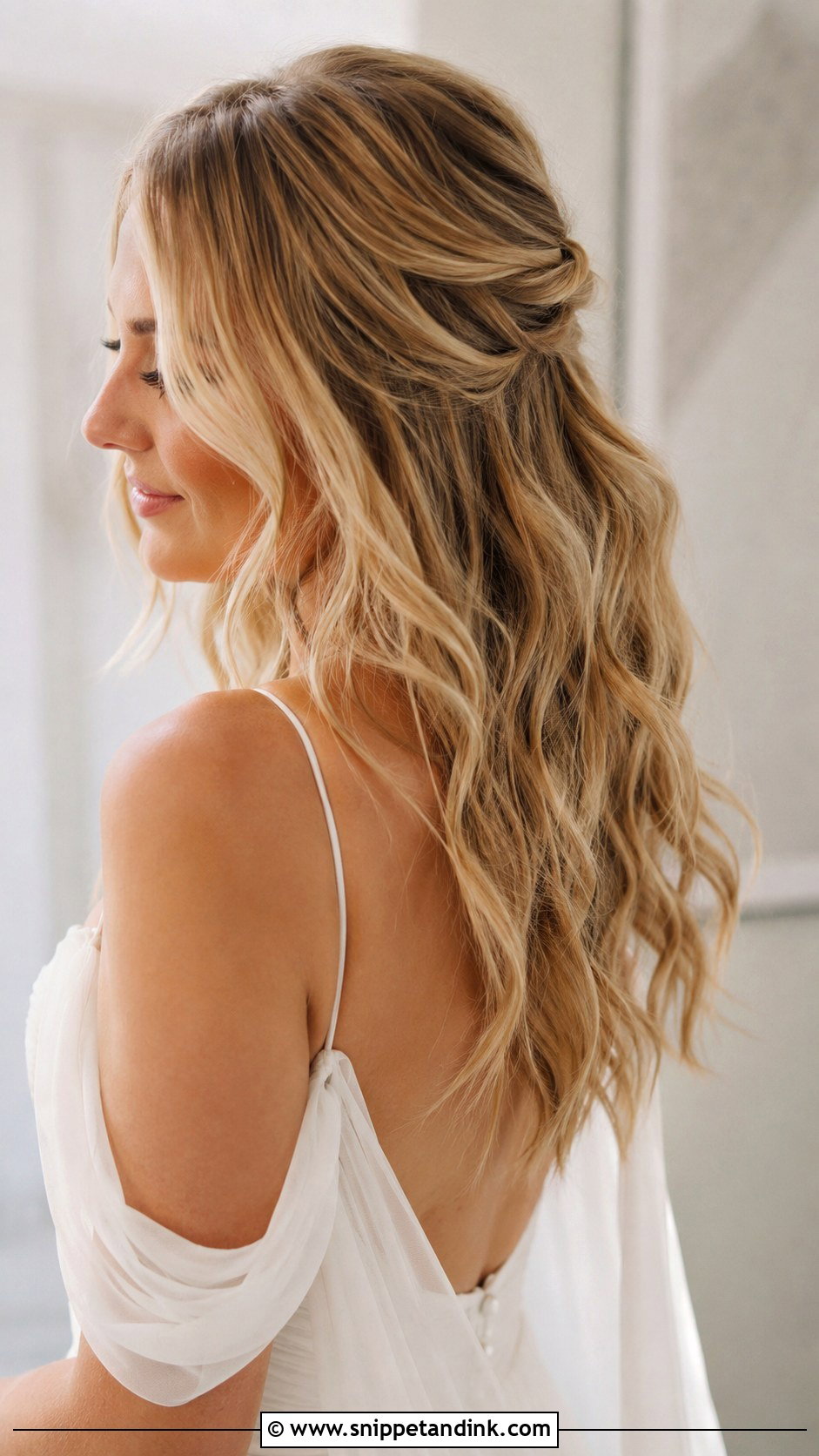 Soft Romantic Waves Wedding Hair - Snippet and Ink - 25 Wedding Hair Bride Ideas