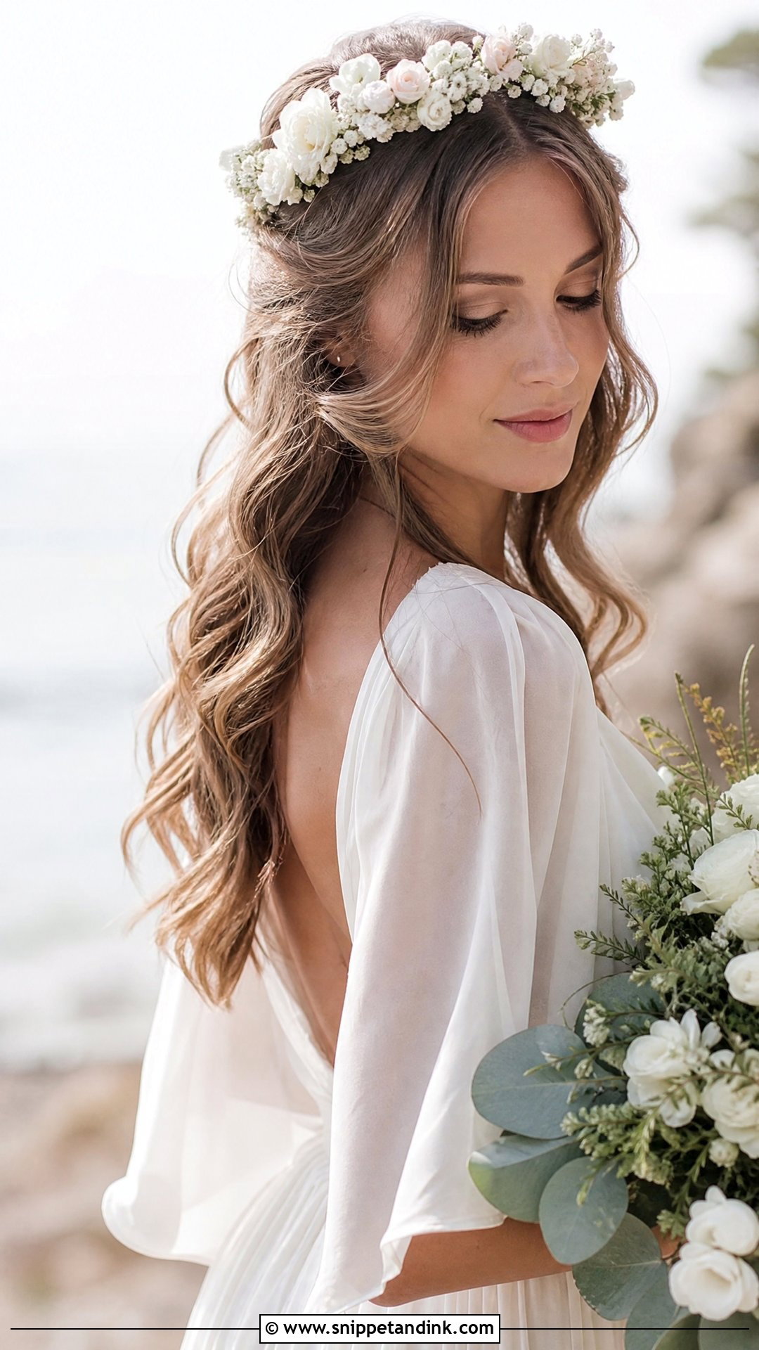 Soft Romantic Waves Wedding Hair - Snippet and Ink - 20 Classic Wedding Hair Ideas