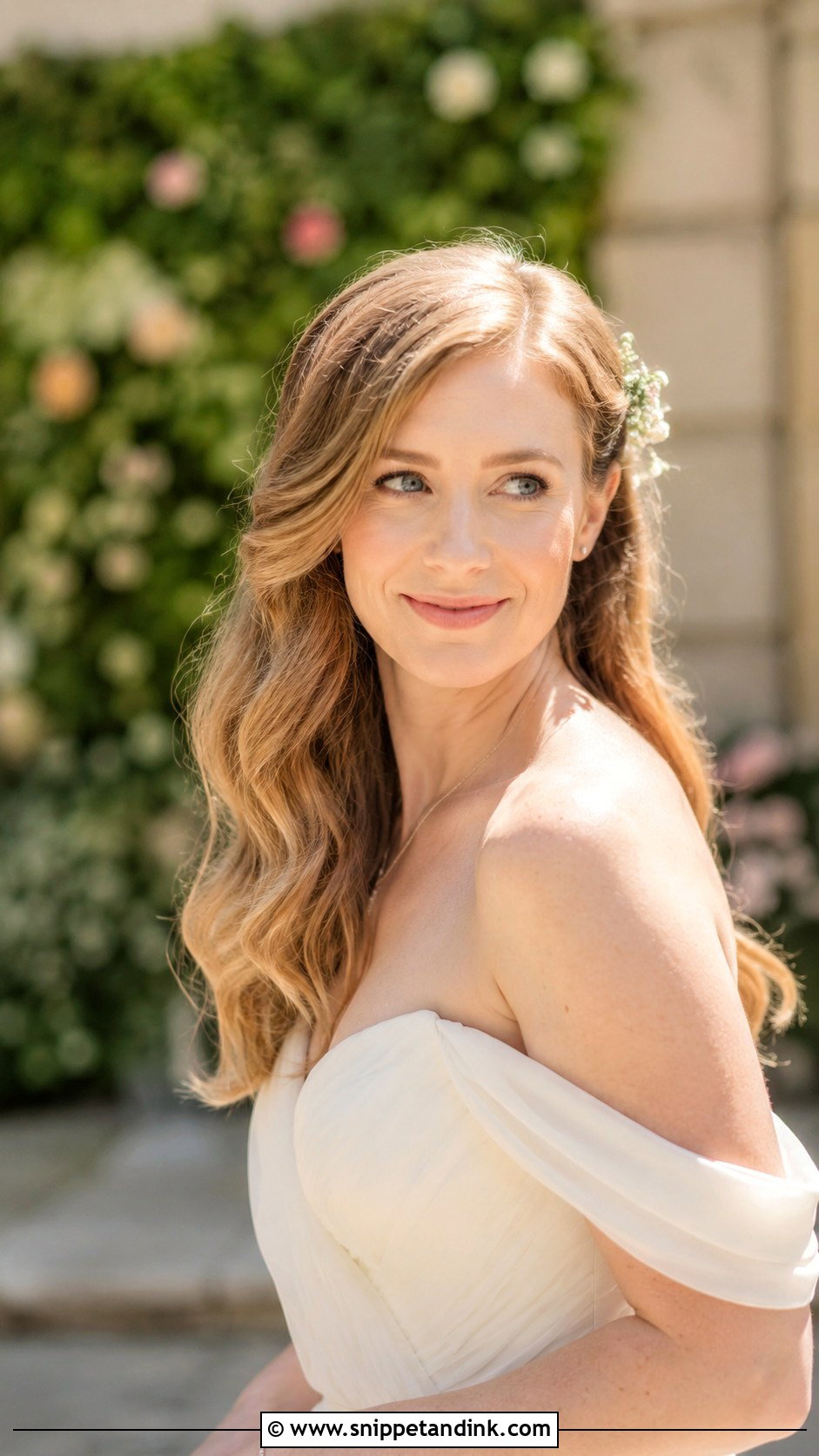 Soft Romantic Waves With Loose Curls - Snippet and Ink - 20 Garden Wedding Hairstyles