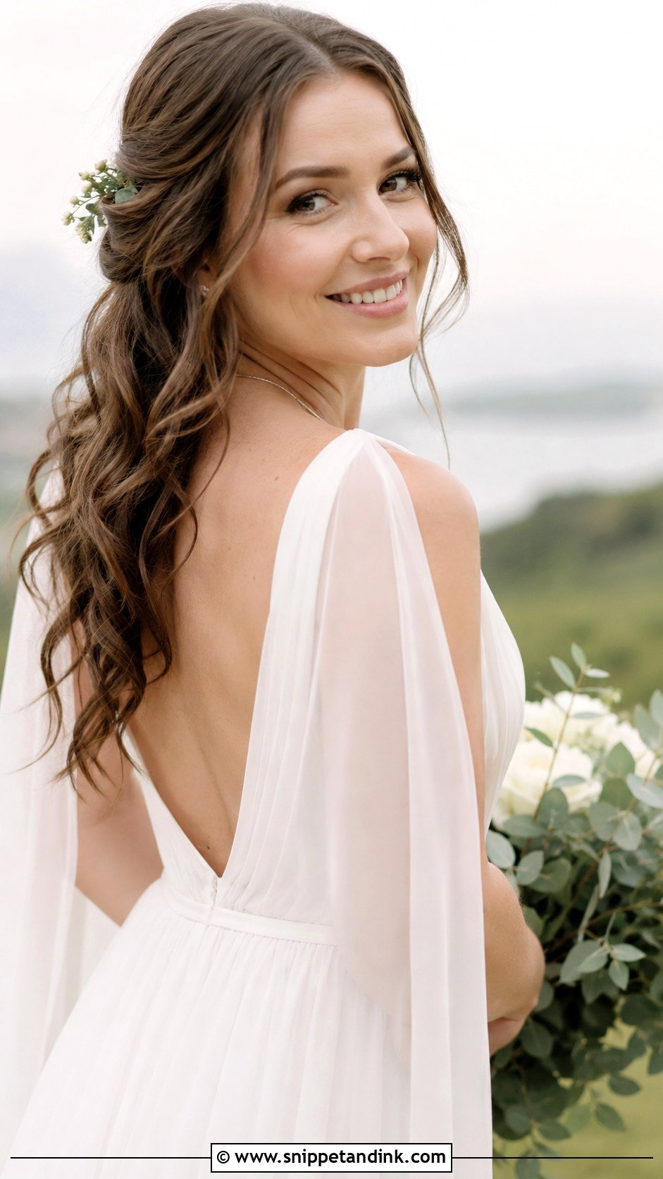 Soft Romantic Waves for Brides - Snippet and Ink - 20 Hair Styles for Wedding Hairstyles