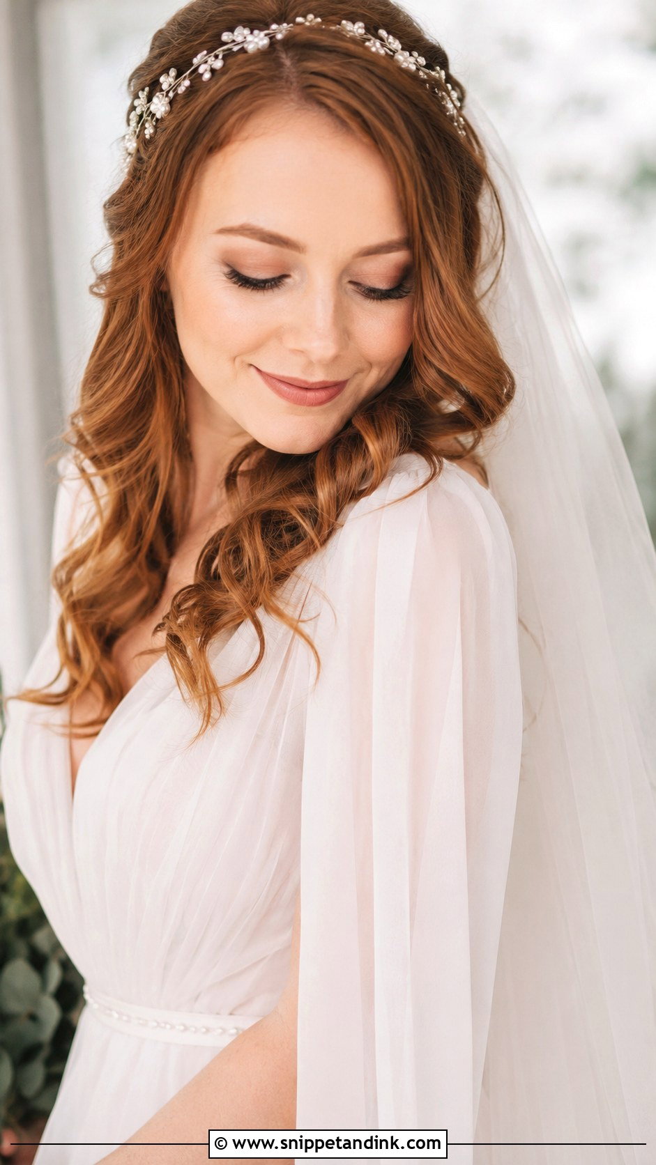 Soft Romantic Waves for Brides - Snippet and Ink - 20 Traditional Bridal Hairstyles