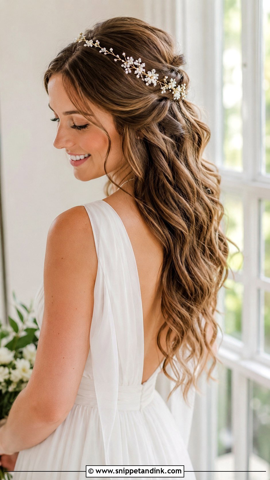 Soft Romantic Waves for Long Hair - Snippet and Ink - 25 Hair Ideas for Wedding