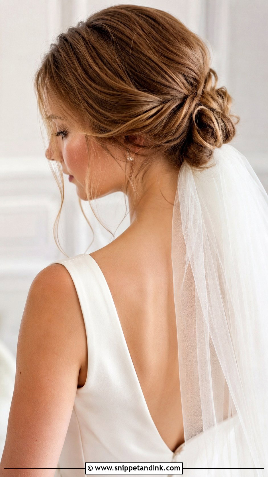 Soft Romantic Wedding Hair With Veil - Snippet and Ink - 15 Soft Romantic Wedding Hair Ideas