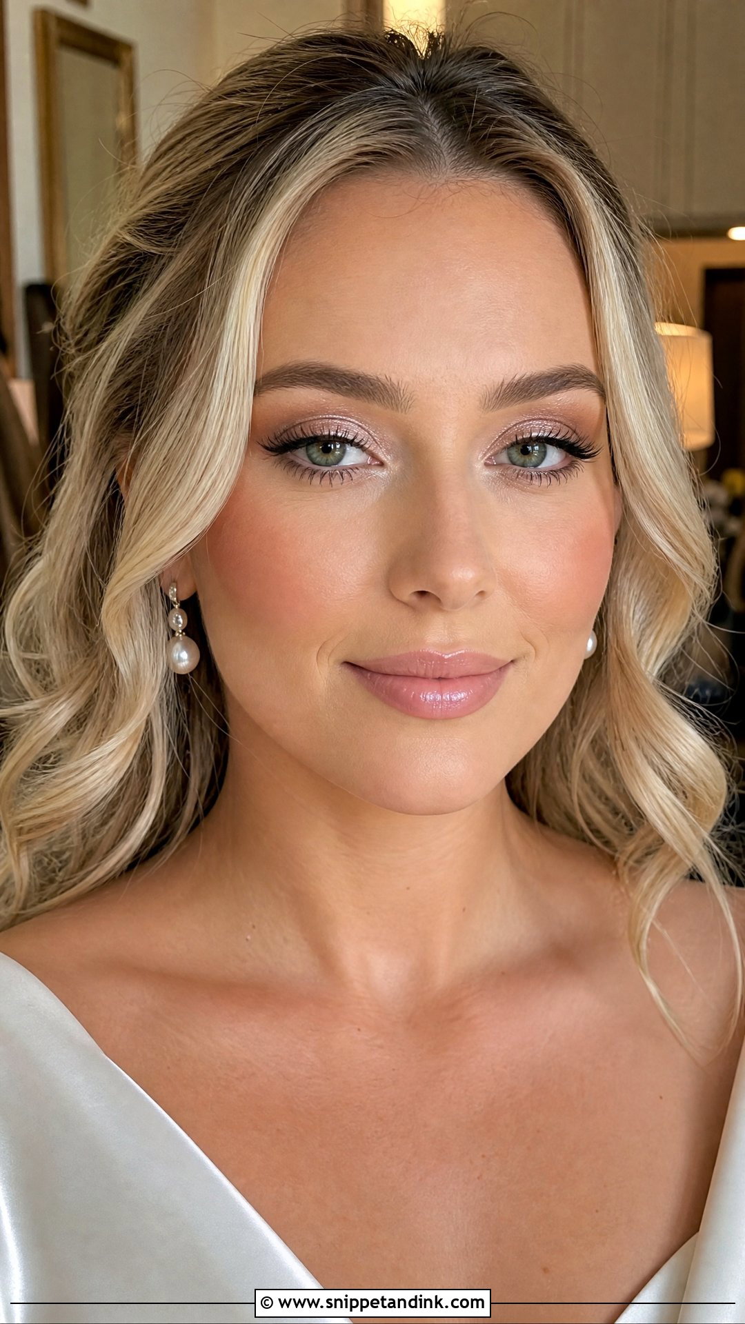 Soft Silver Bridal Makeup - Snippet and Ink - 20 Silver Bridal Makeup Ideas