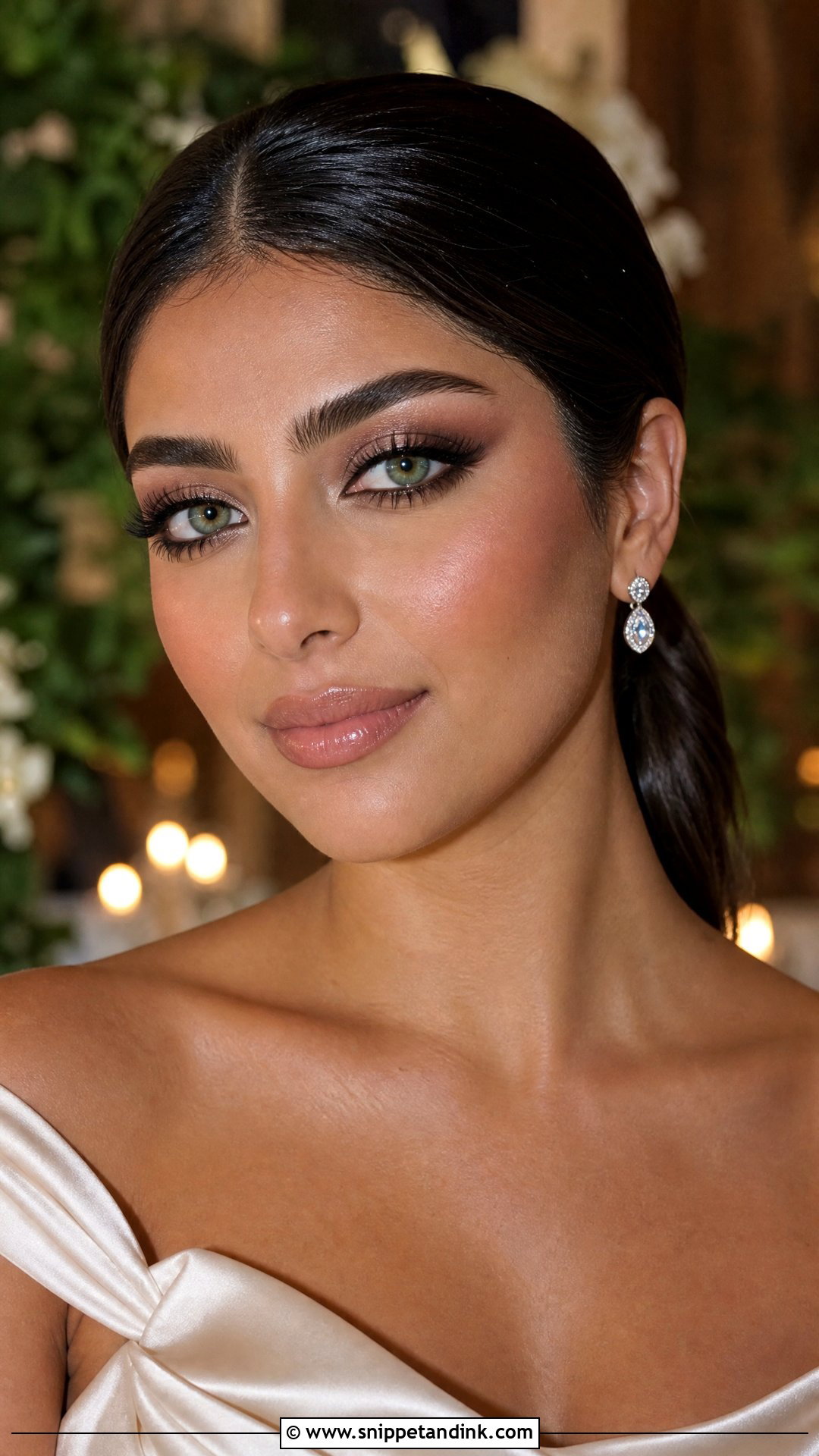 Soft Smokey Bridal Makeup For Green Eyes - Snippet and Ink - 20 Natural Glam Bridal Makeup for Green Eyes