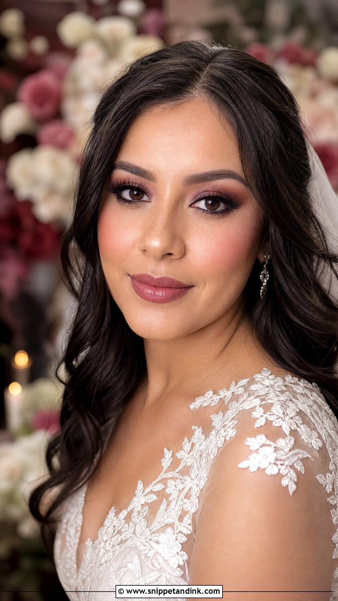 Soft Smokey Bridal Makeup - Snippet and Ink - 20 Heavy Wedding Makeup Look Ideas