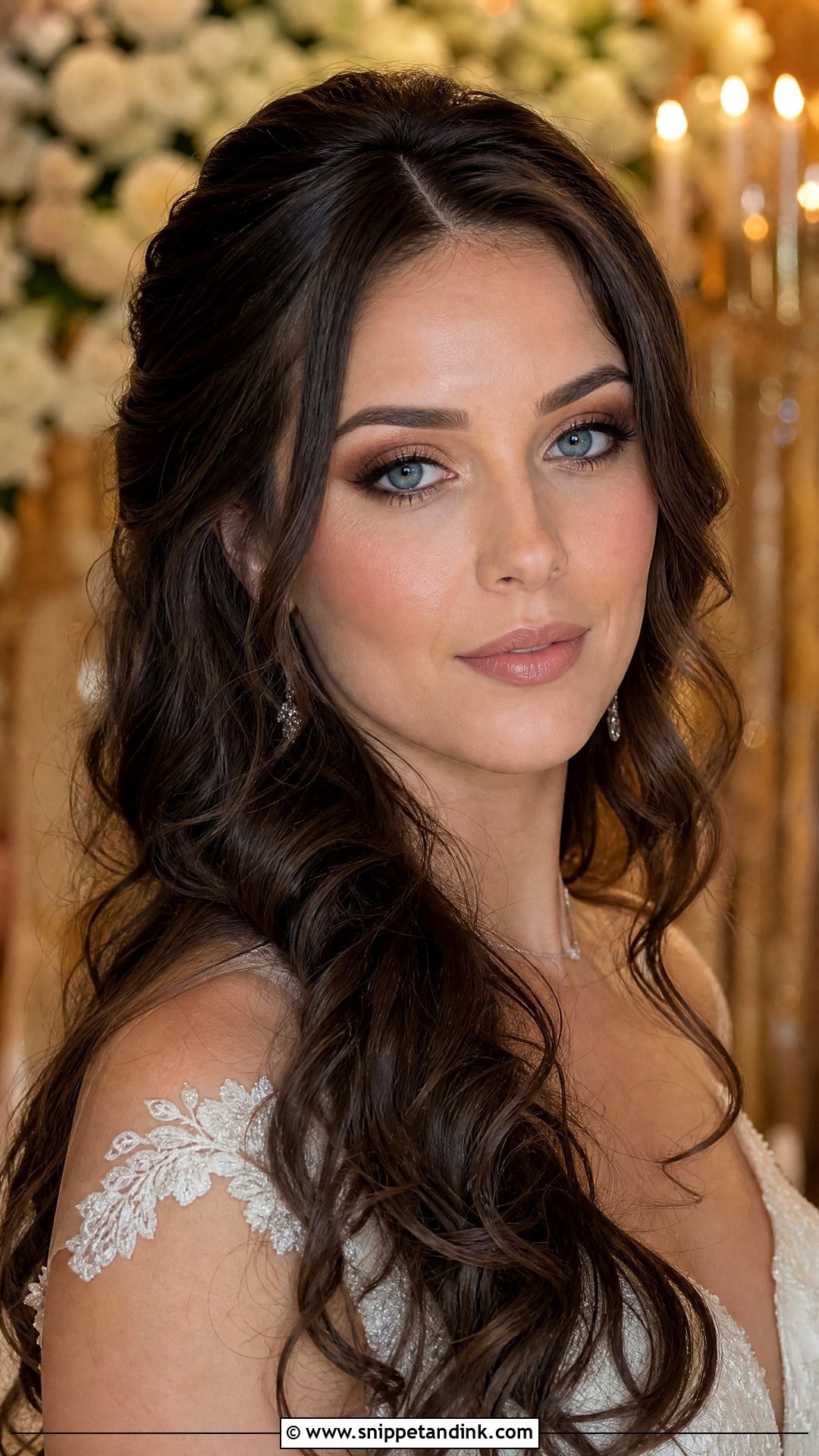 Soft Smokey Eye Wedding Makeup For Blue Eyes - Snippet and Ink - 30 Soft Wedding Makeup for Blue Eyes