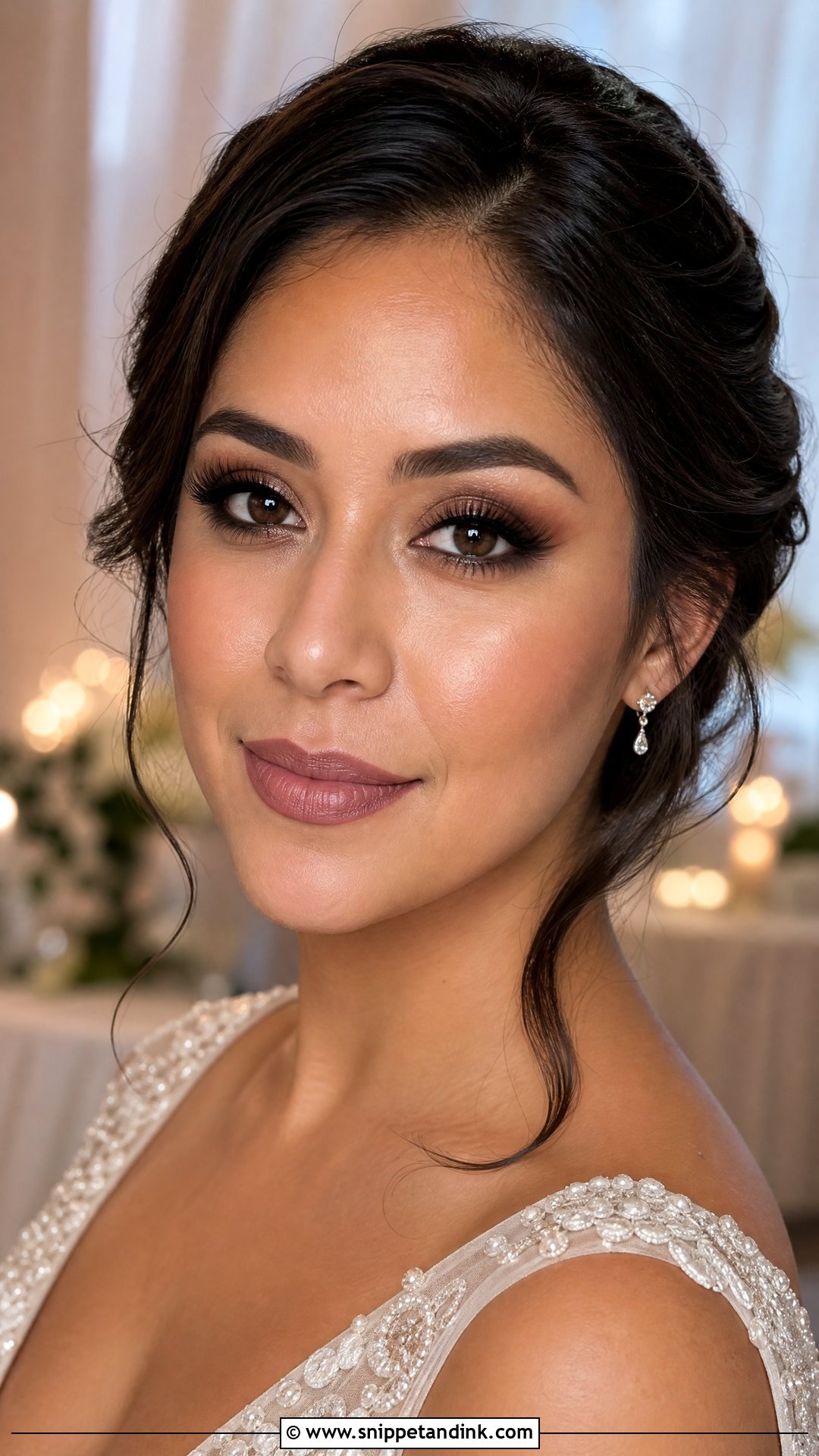 Soft Smokey Wedding Makeup - Snippet and Ink - 25 Subtle Wedding Makeup Ideas