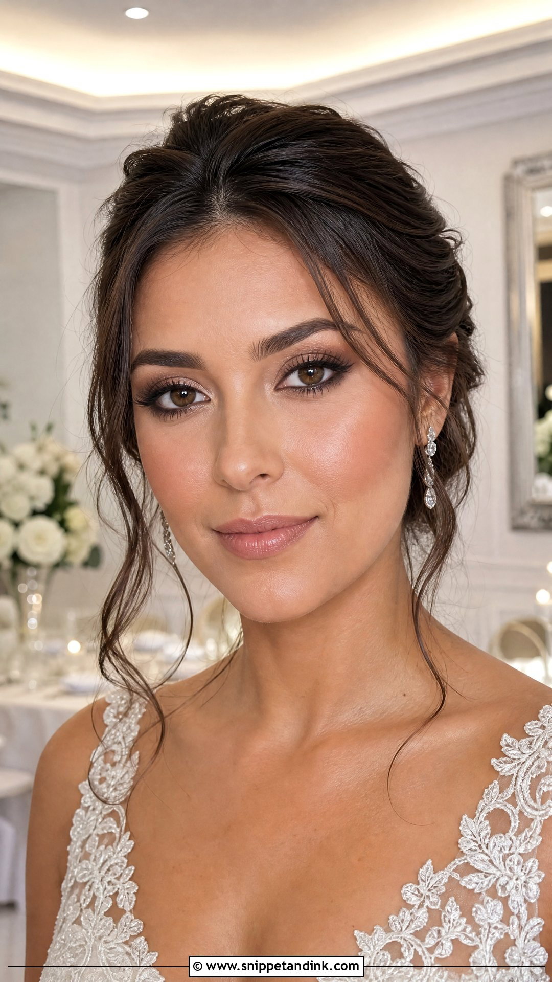 Soft Smokey Wedding Makeup For Brown Eyes - Snippet and Ink - 25 Elegant Wedding Makeup for Brown Eyes