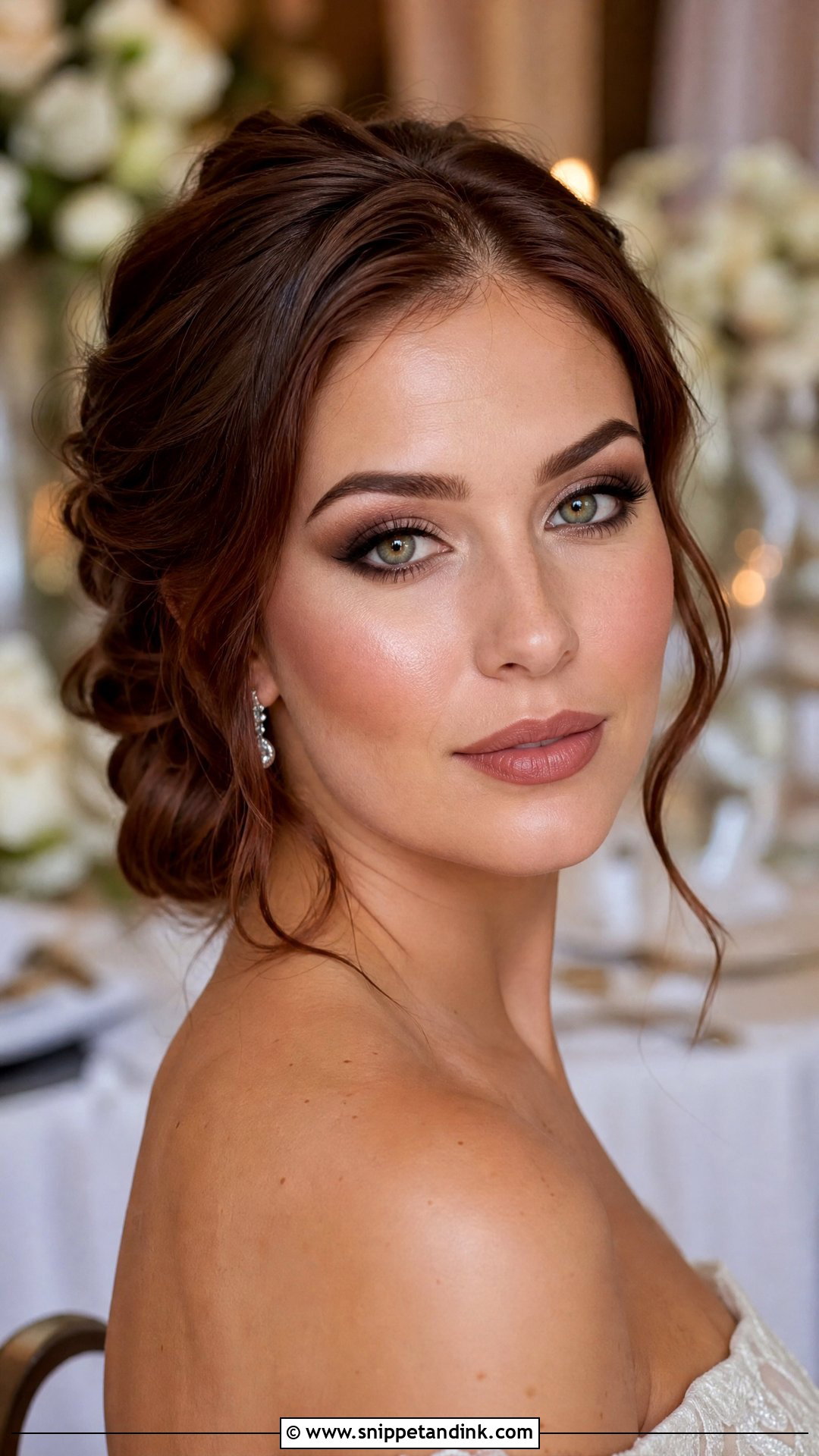 Soft Smokey Wedding Makeup for Green Eyes - Snippet and Ink - 20 Natural Wedding Make Up for Green Eyes