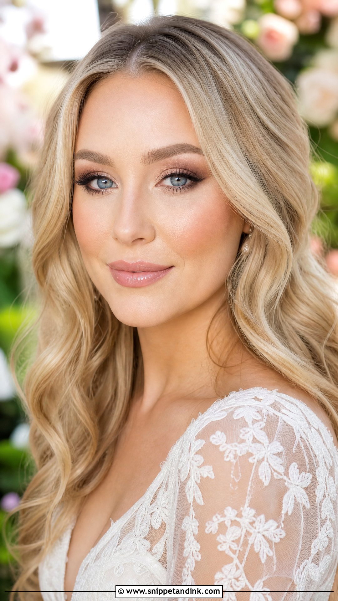 Soft Smoky Bridal Makeup For Blue Eyes - Snippet and Ink - 20 Smoky Bridal Makeup Ideas
