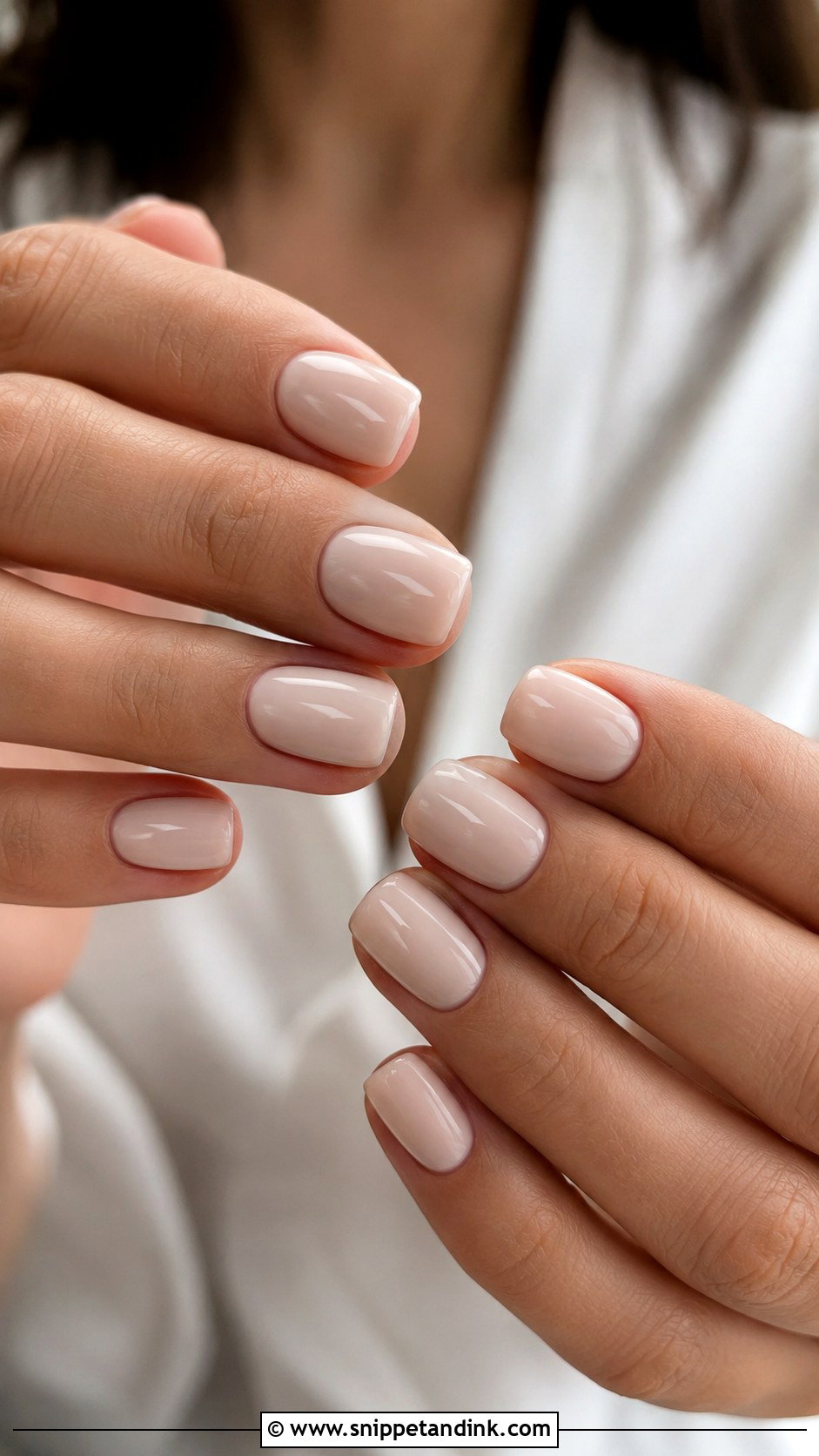 Soft Square Bridal Nails - Snippet and Ink - 20 Elegant Bridal Wedding Nails for Bride