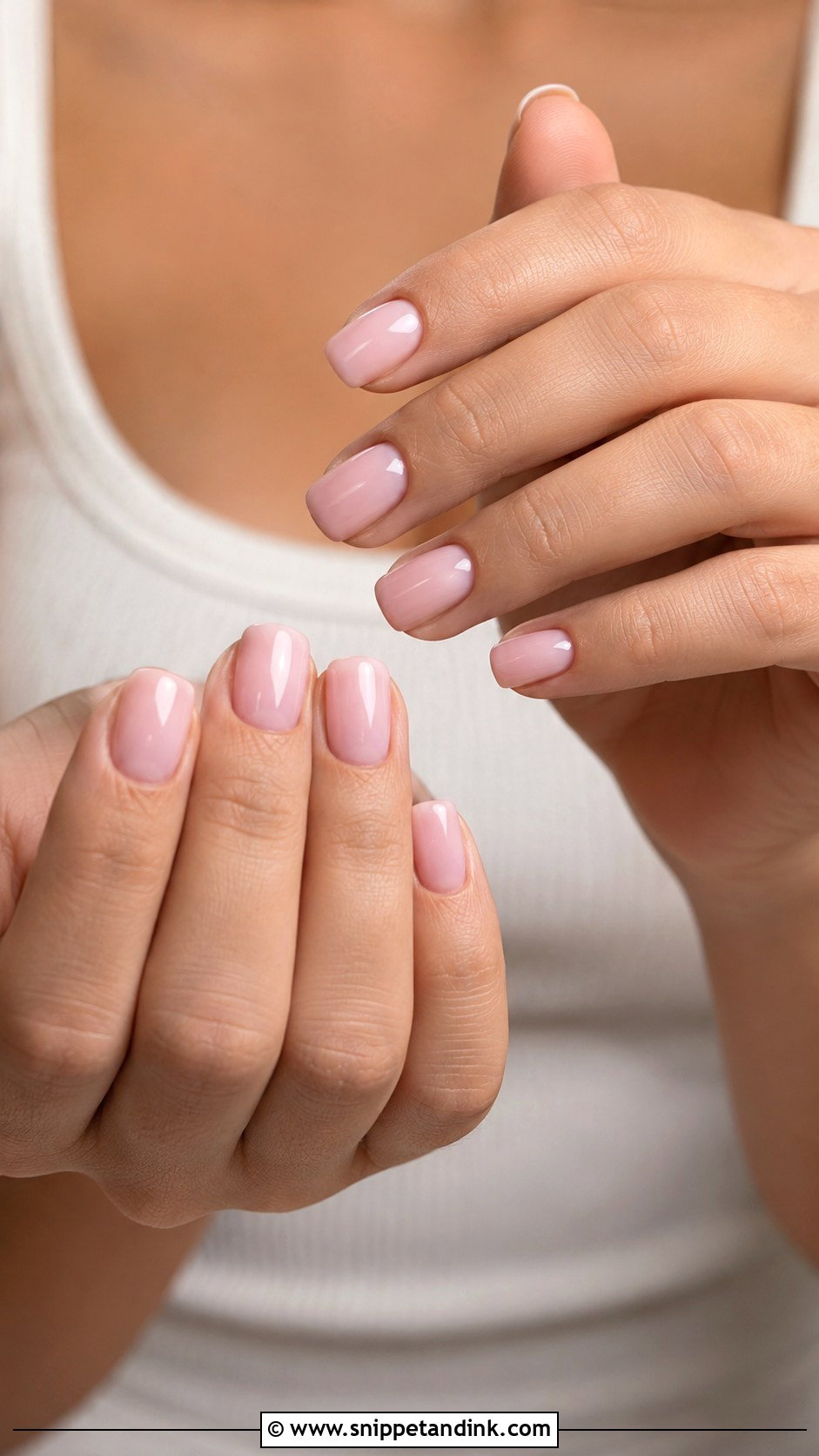 Soft Square Bridal Nails - Snippet and Ink - 20 Natural Wedding Nails for Bride