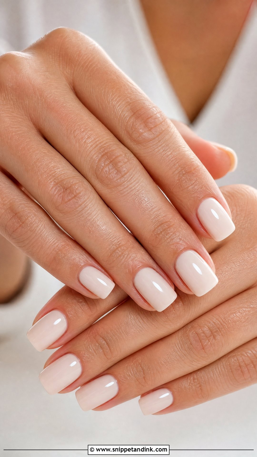 Soft Square Bridal Nails - Snippet and Ink - 25 Bridal Wedding Day Nails for Bride