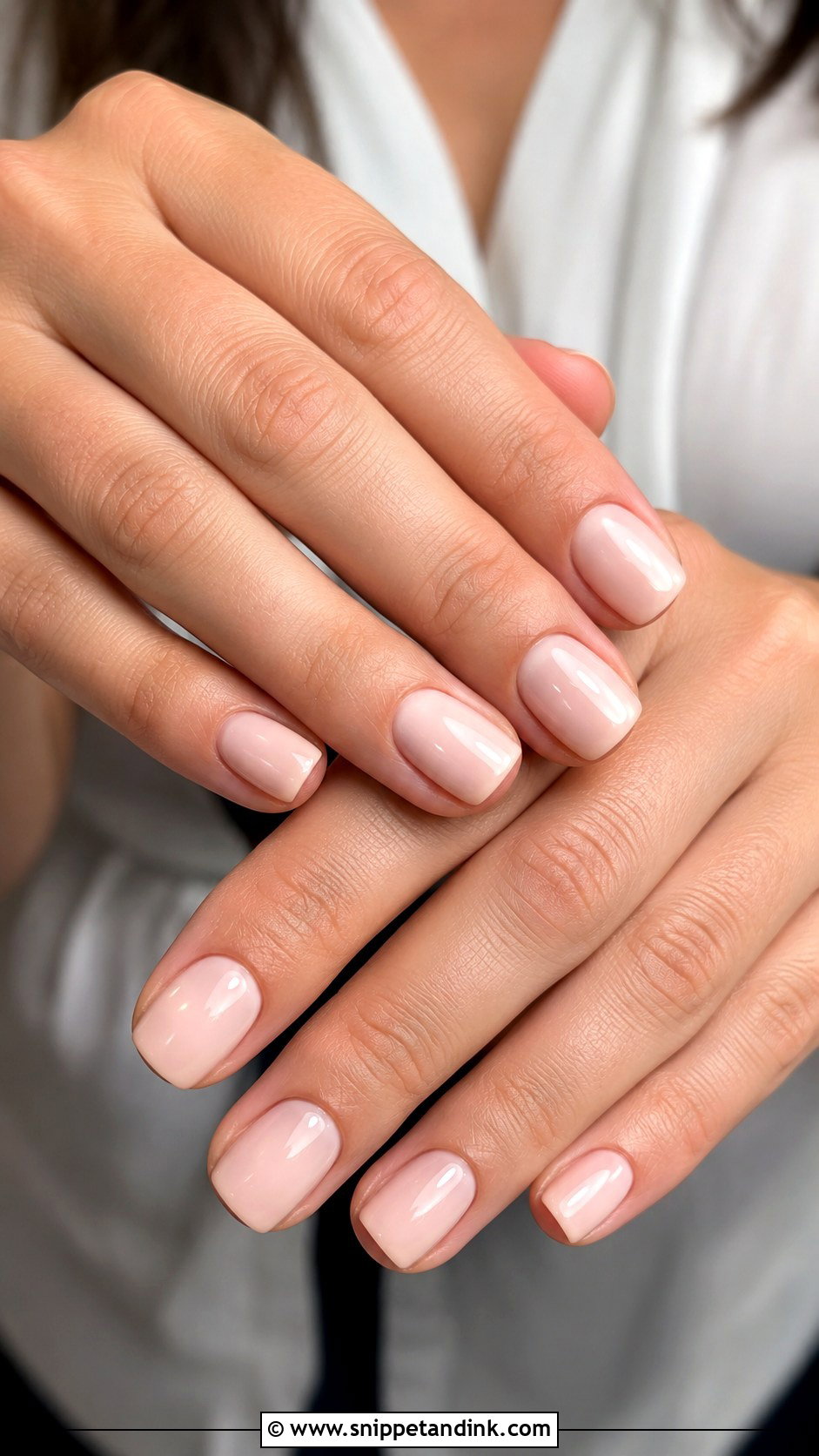 Soft Square Wedding Nails - Snippet and Ink - 20 Subtle Wedding Nails