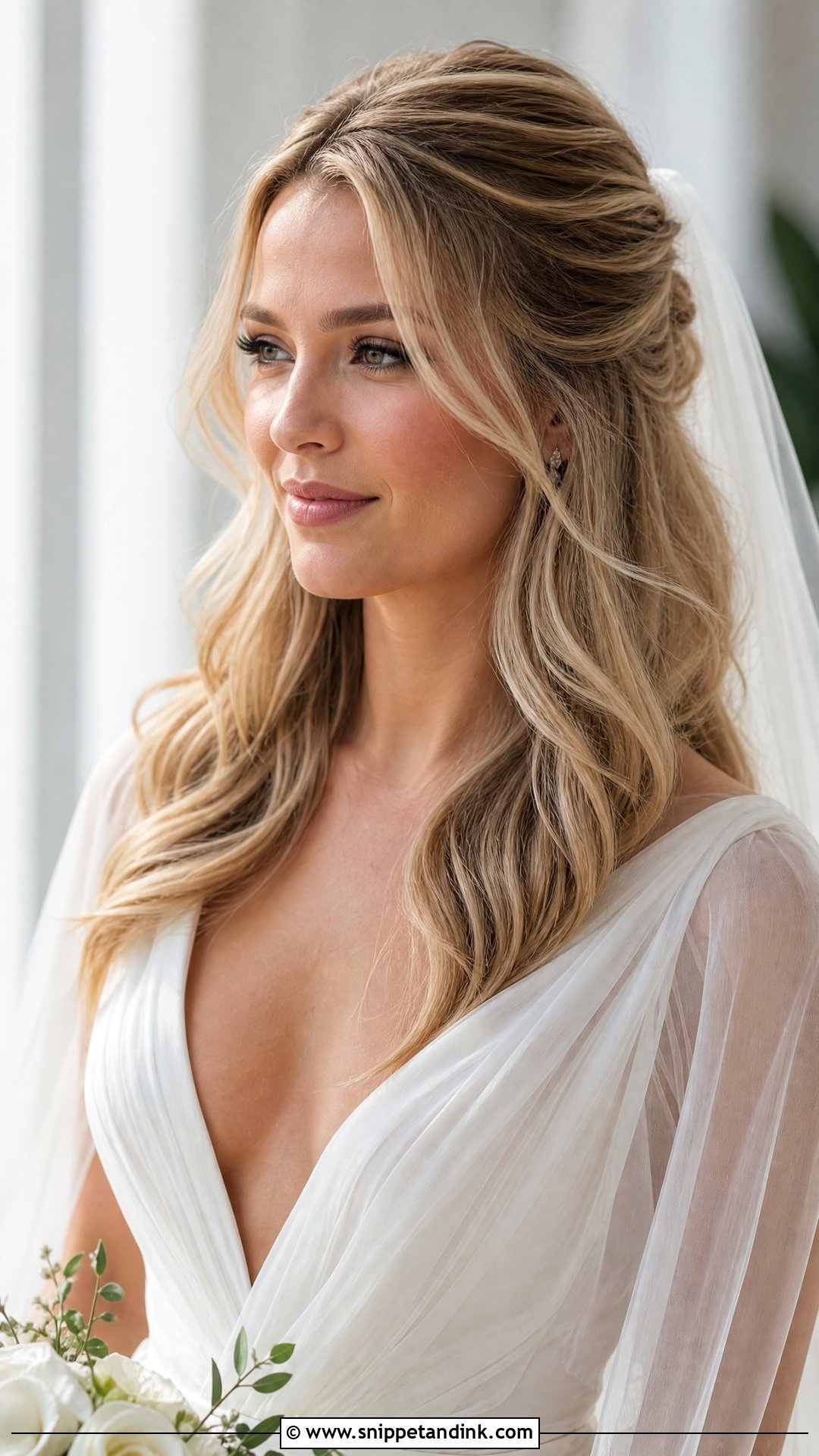 Soft Swept Back Front for Wedding - Snippet and Ink - 20 Front Hairstyles for Wedding