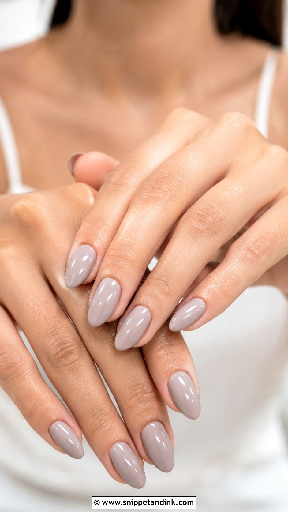 Soft Taupe Wedding Nails - Snippet and Ink - 20 Neutral Wedding Nails for Bride