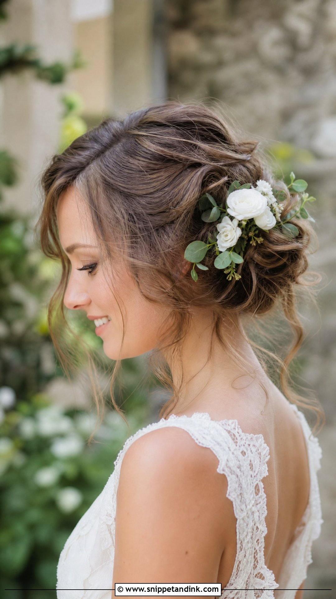 Soft Tousled Bridal Updo - Snippet and Ink - 20 Soft Bridal Hair Ideas
