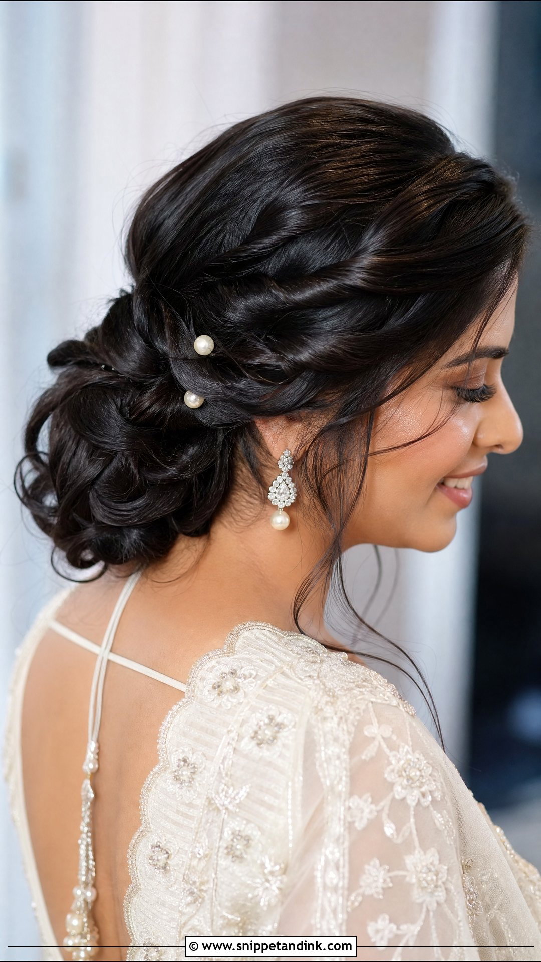 Soft Twisted Wedding Hairstyle - Snippet and Ink - 20 Soft Hairstyles for Wedding