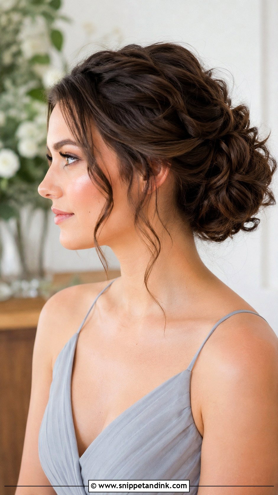 Soft Updo Bridesmaid Hair Brown Hair - Snippet and Ink - 20 Bridesmaid Hairstyles Brown Hair