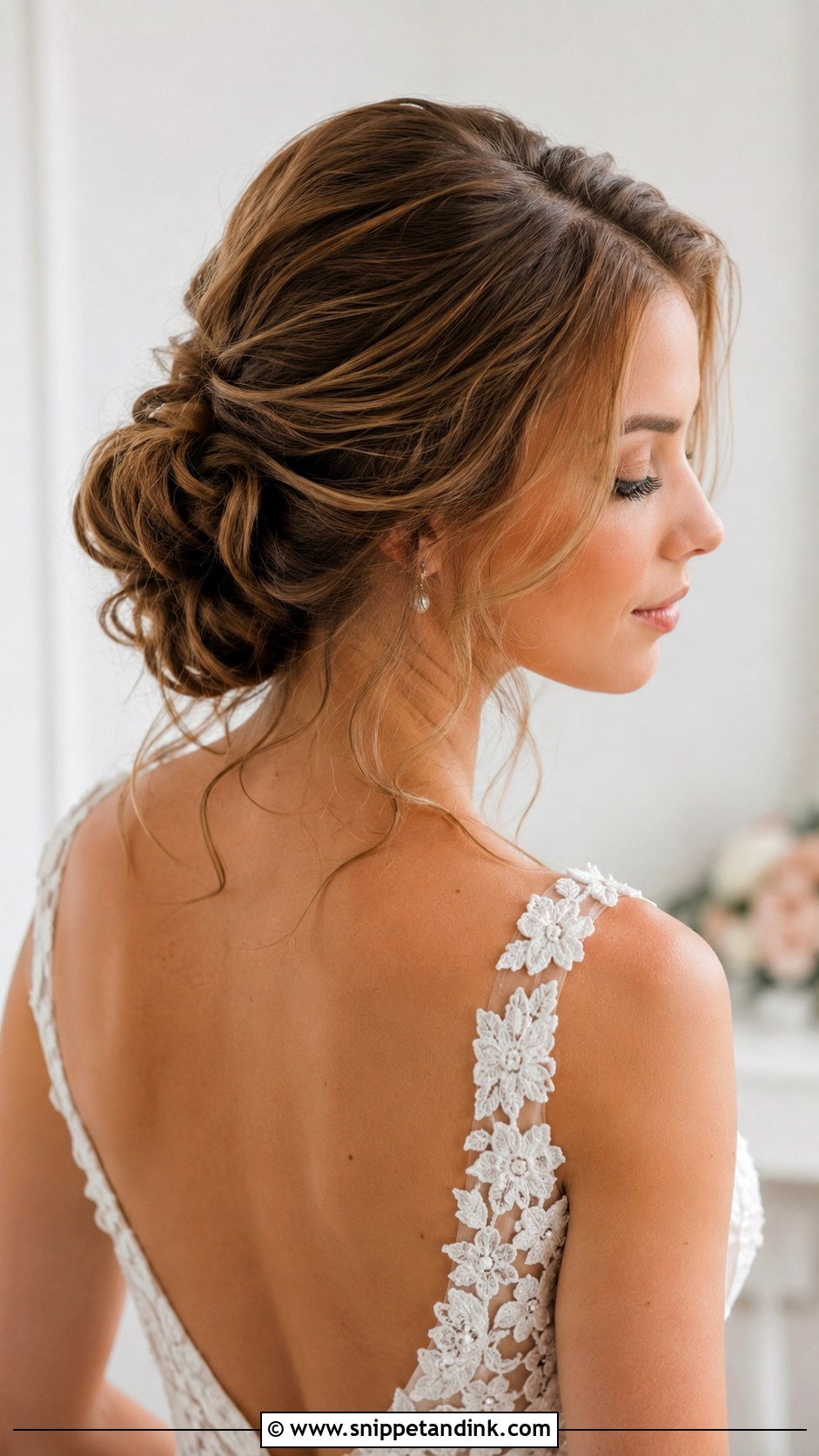 Soft Updo Wedding Hairstyle - Snippet and Ink - 15 Simple Long Hairstyles for Wedding