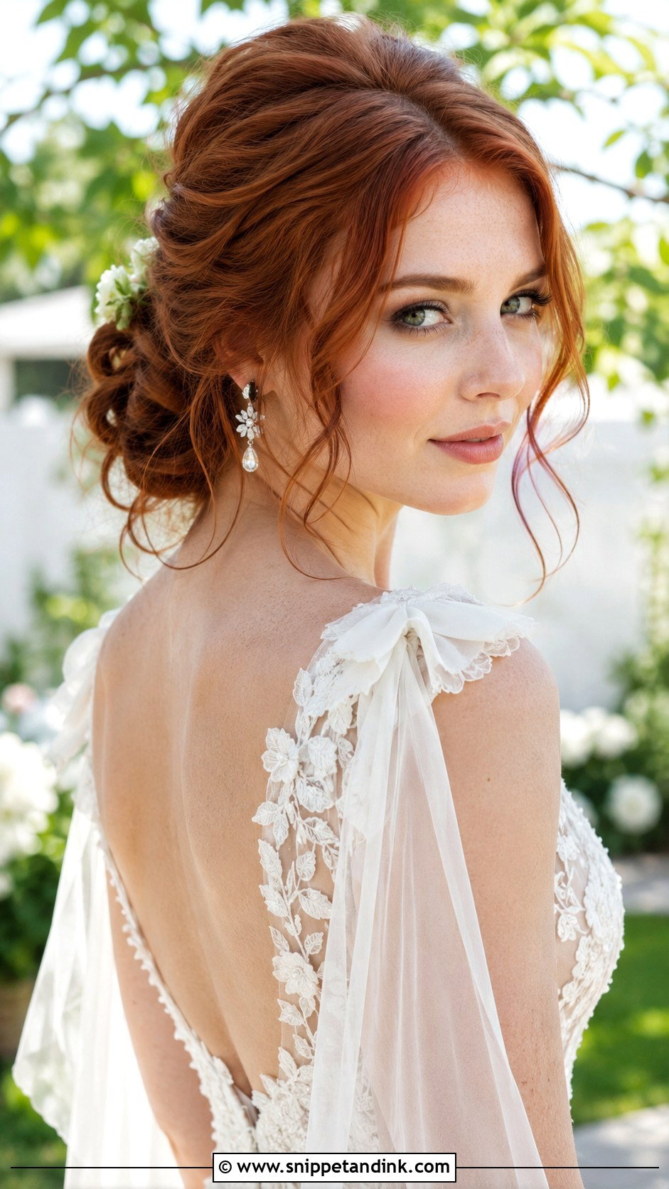 Soft Updo With Face Framing Pieces - Snippet and Ink - 20 Spring Wedding Hair Ideas