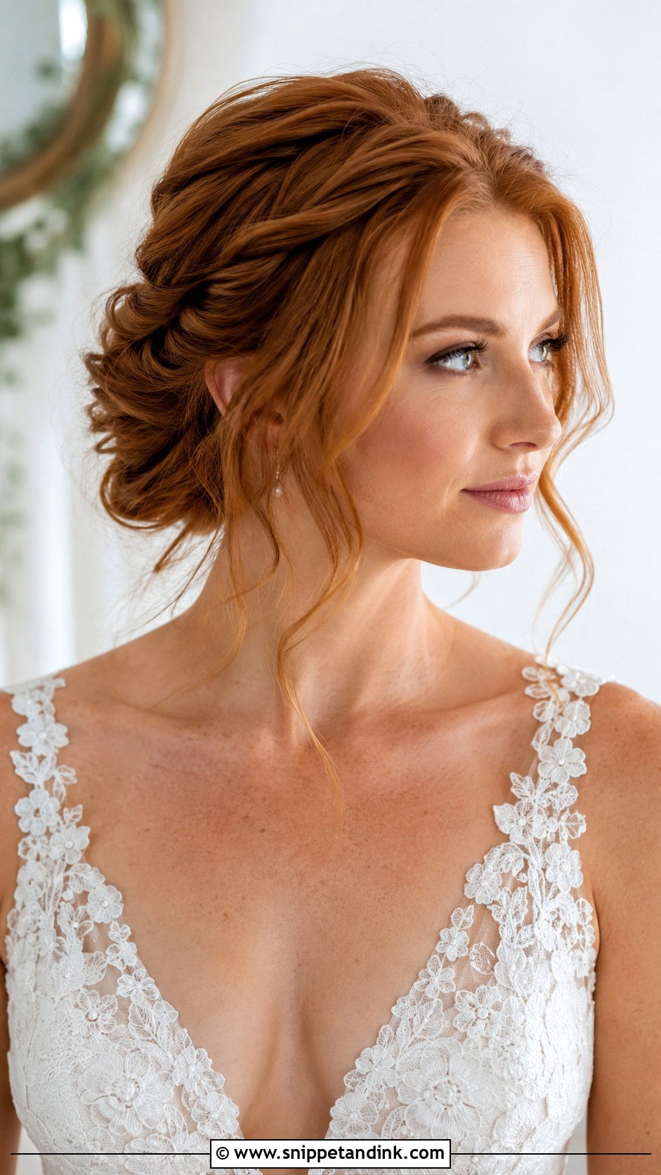 Soft Updo With Face Framing Pieces - Snippet and Ink - 20 Casual Wedding Hairstyles