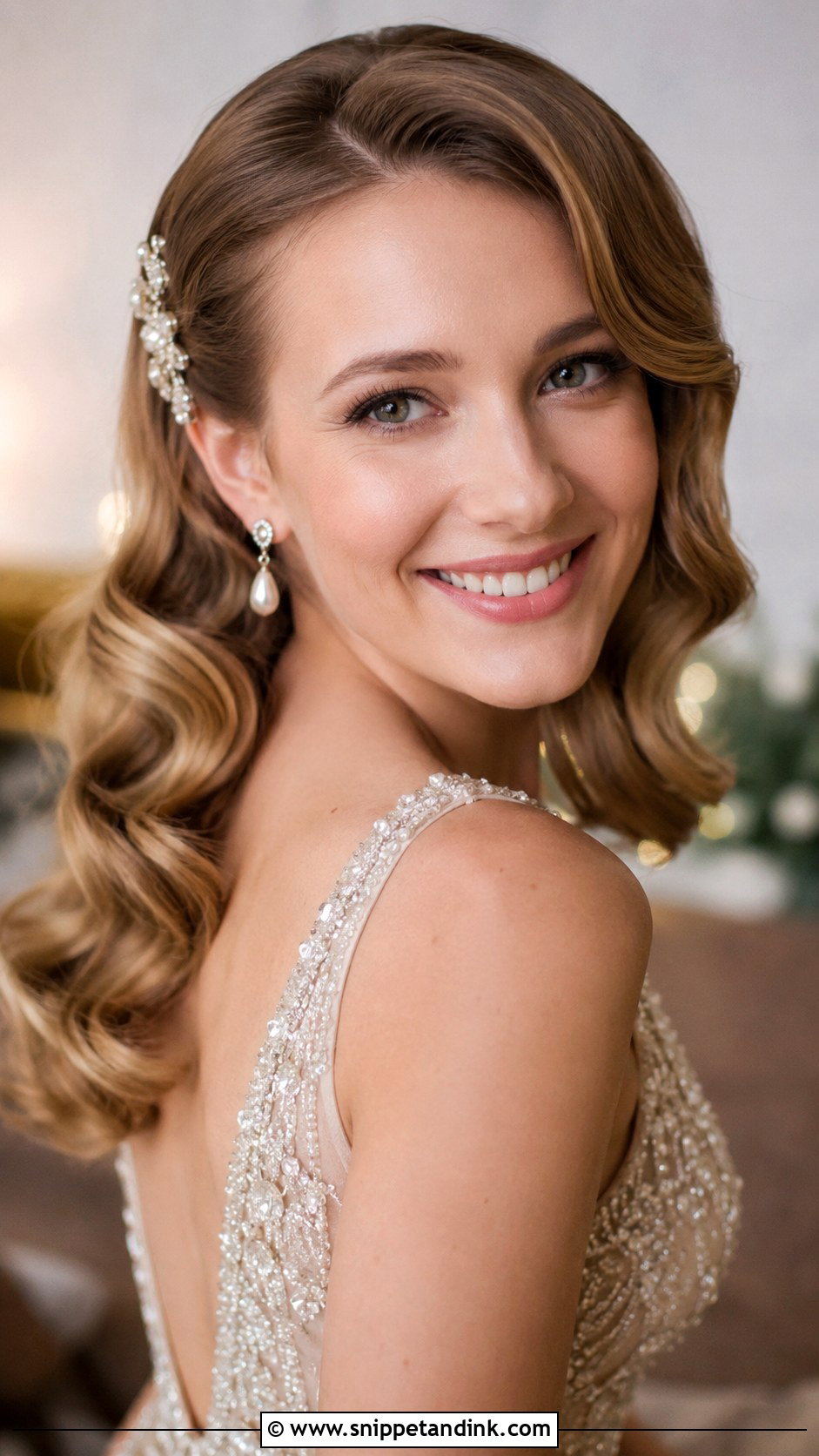 Soft Vintage Waves - Snippet and Ink - 25 Simple Engagement Hairstyles