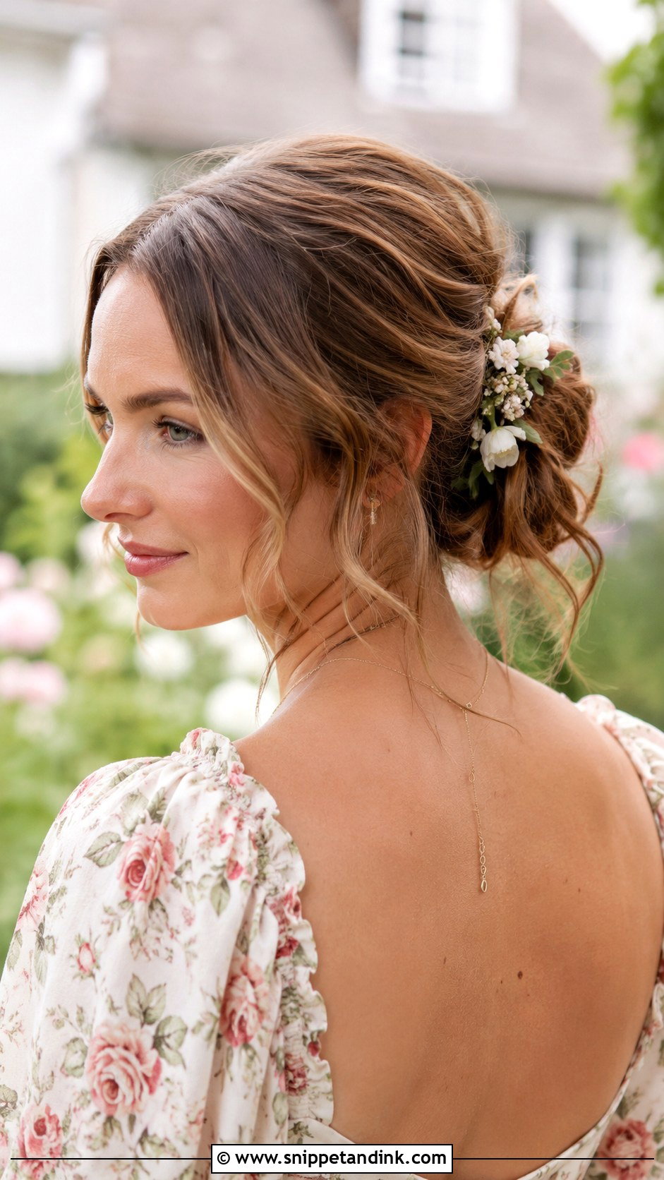 Soft Wave Updo - Snippet and Ink - 30 Wedding Guest Updo Ideas