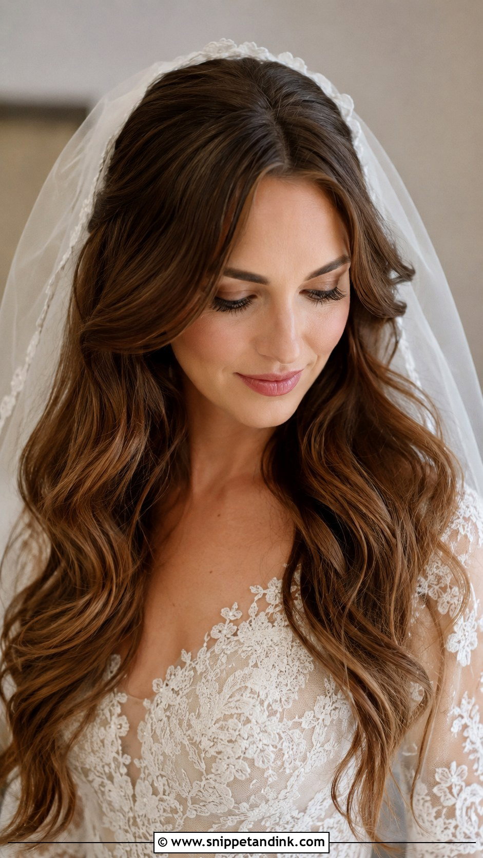 Soft Wave Wedding Hair Down - Snippet and Ink - 15 Wave Hair Wedding Ideas