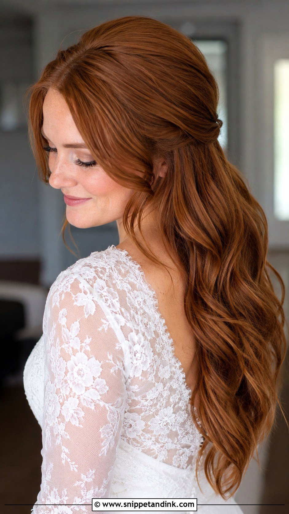 Soft Waves Blowout Wedding Hairstyle - Snippet and Ink - 20 Blowout Wedding Hairstyles