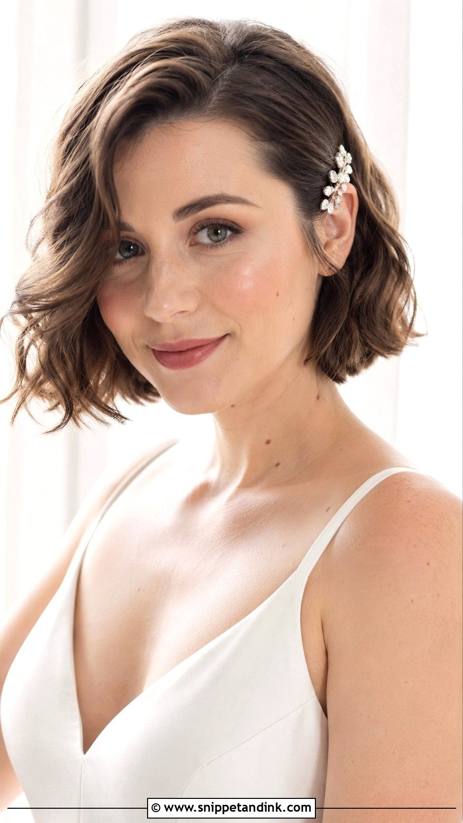 Soft Waves Bob for Short Hair - Snippet and Ink - 20 Formal Hairstyles for Short Hair Wedding