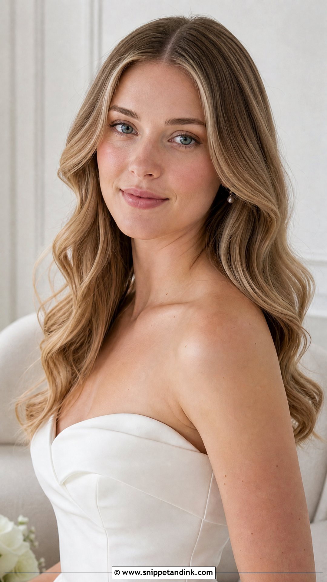 Soft Waves Bridal Hair - Snippet and Ink - 15 Effortless Bridal Hair Ideas