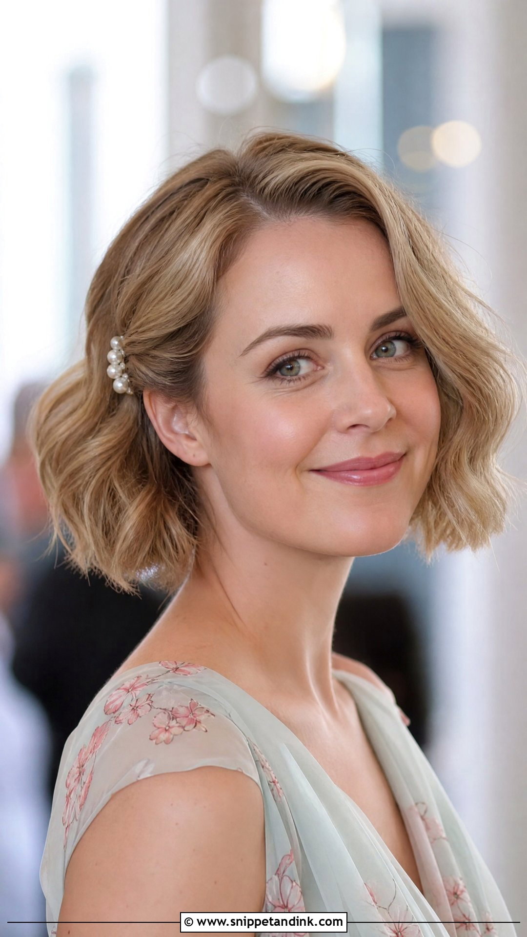 Soft Waves For Short Hair Wedding - Snippet and Ink - 15 Easy Hairstyles for Short Hair for Wedding