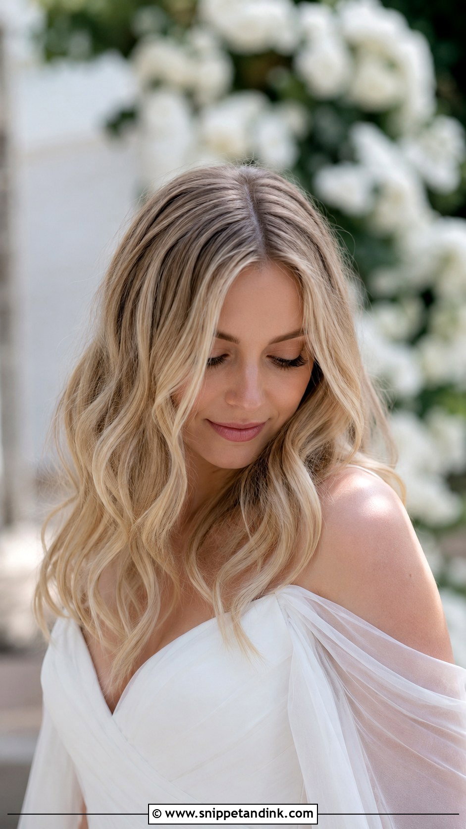 Soft Waves Wedding Hair - Snippet and Ink - 20 Hair for Marriage Ideas